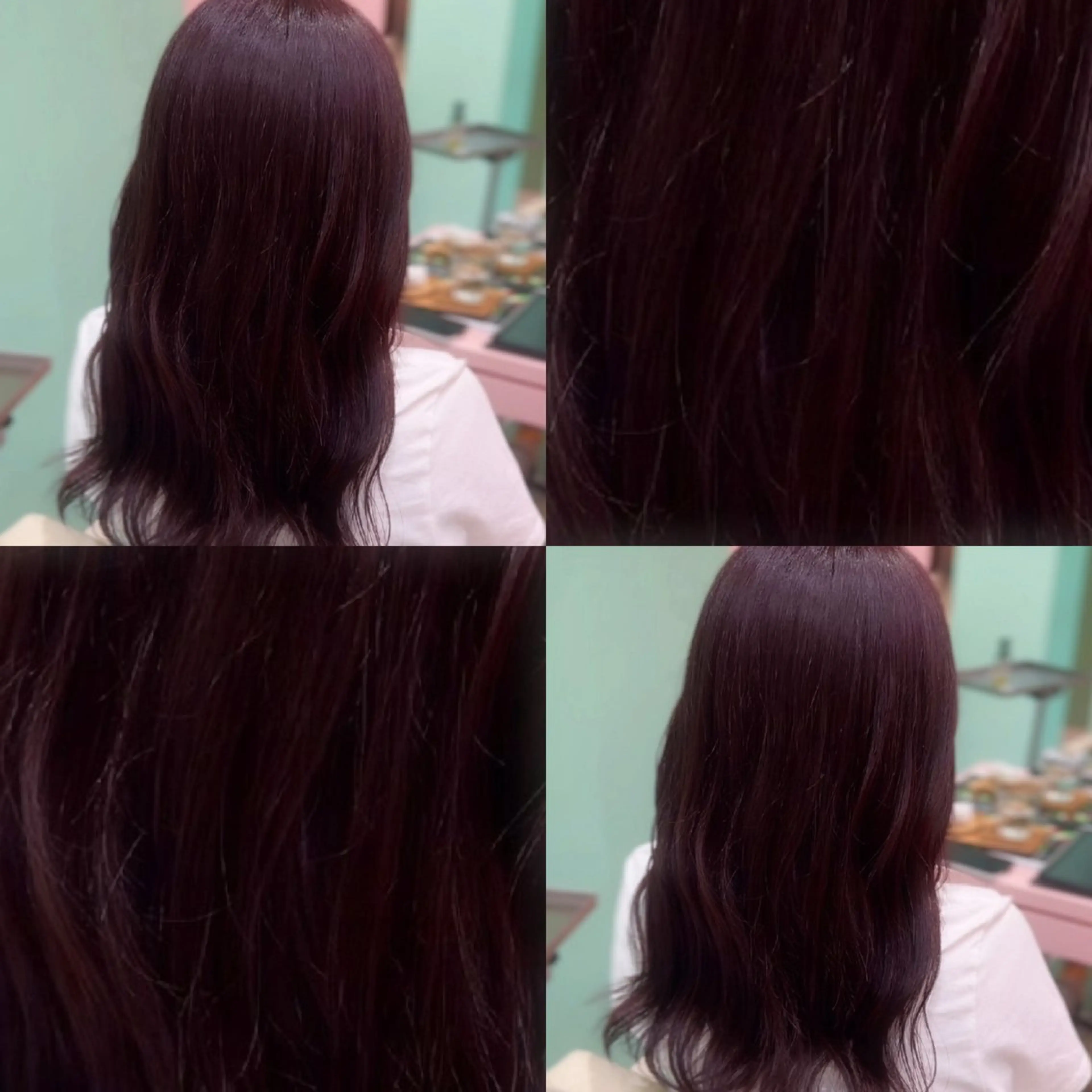 カラー 🍒Megumi /暖色寒色系カラーのヘアスタイル