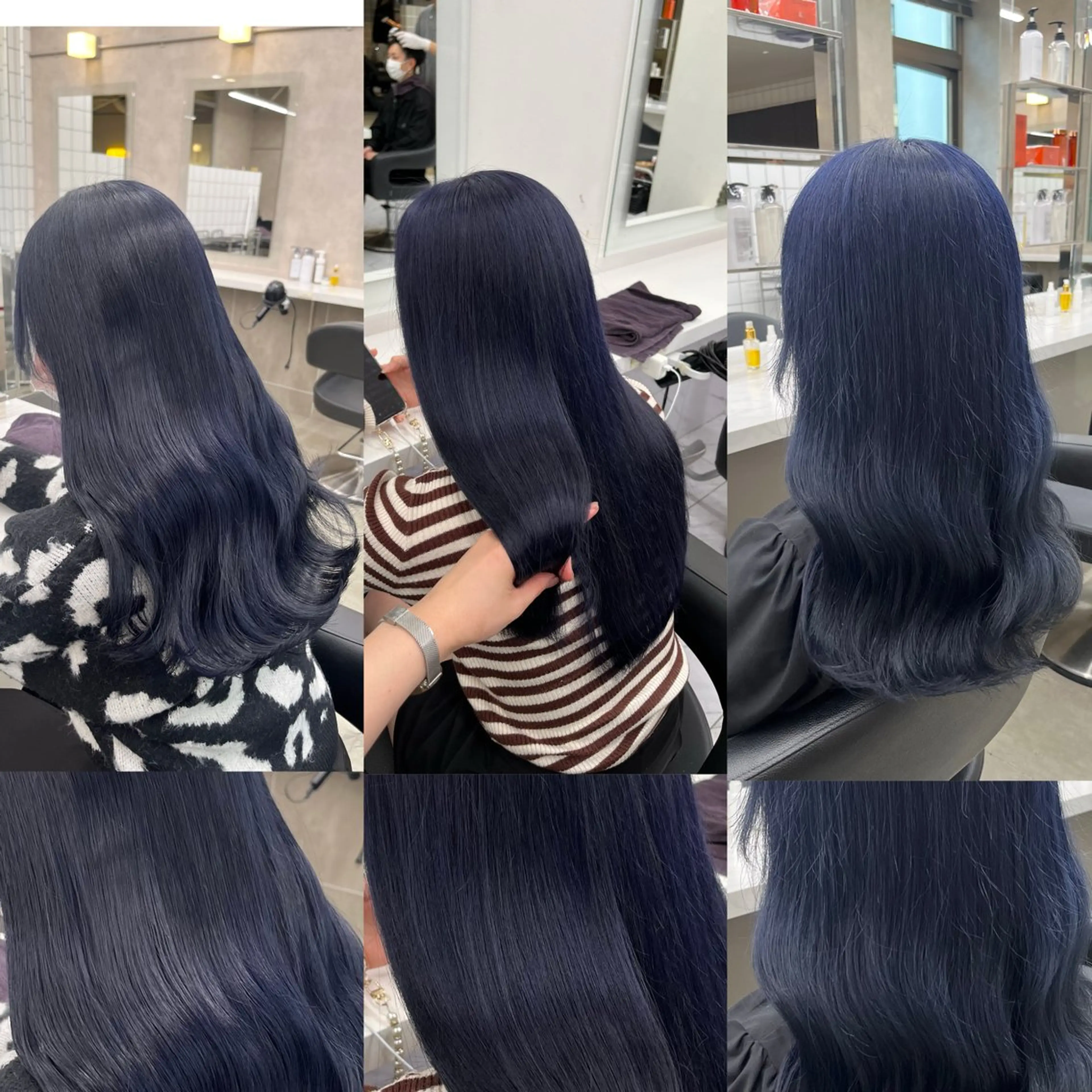 ロング ヘアカラー トリートメント ヘッドスパ ヘアセット 寒色/ベージュヘア ブリーチありMiOのヘアスタイル