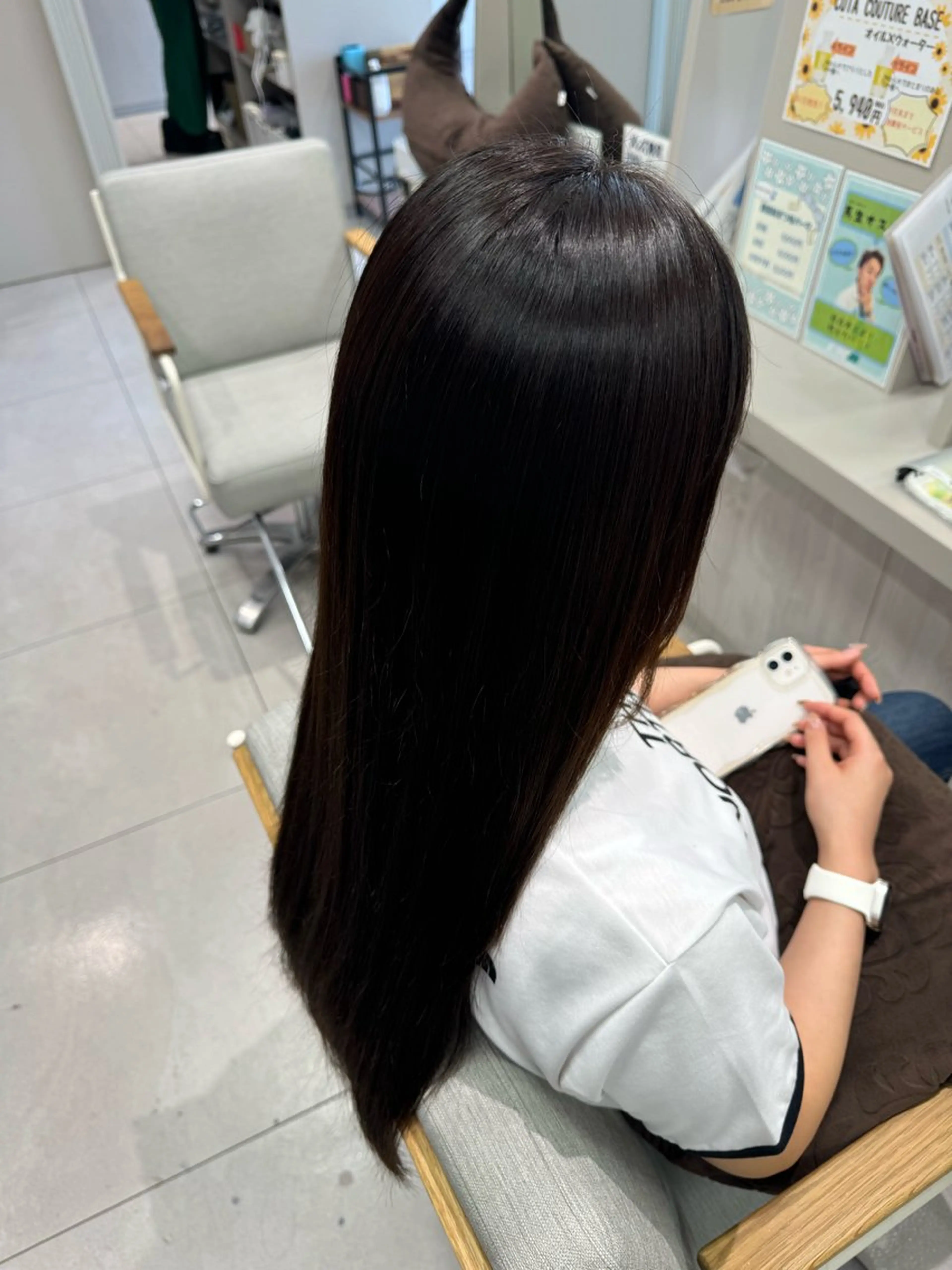 ロング カラー CRECE💫永尾 胡桃のヘアスタイル