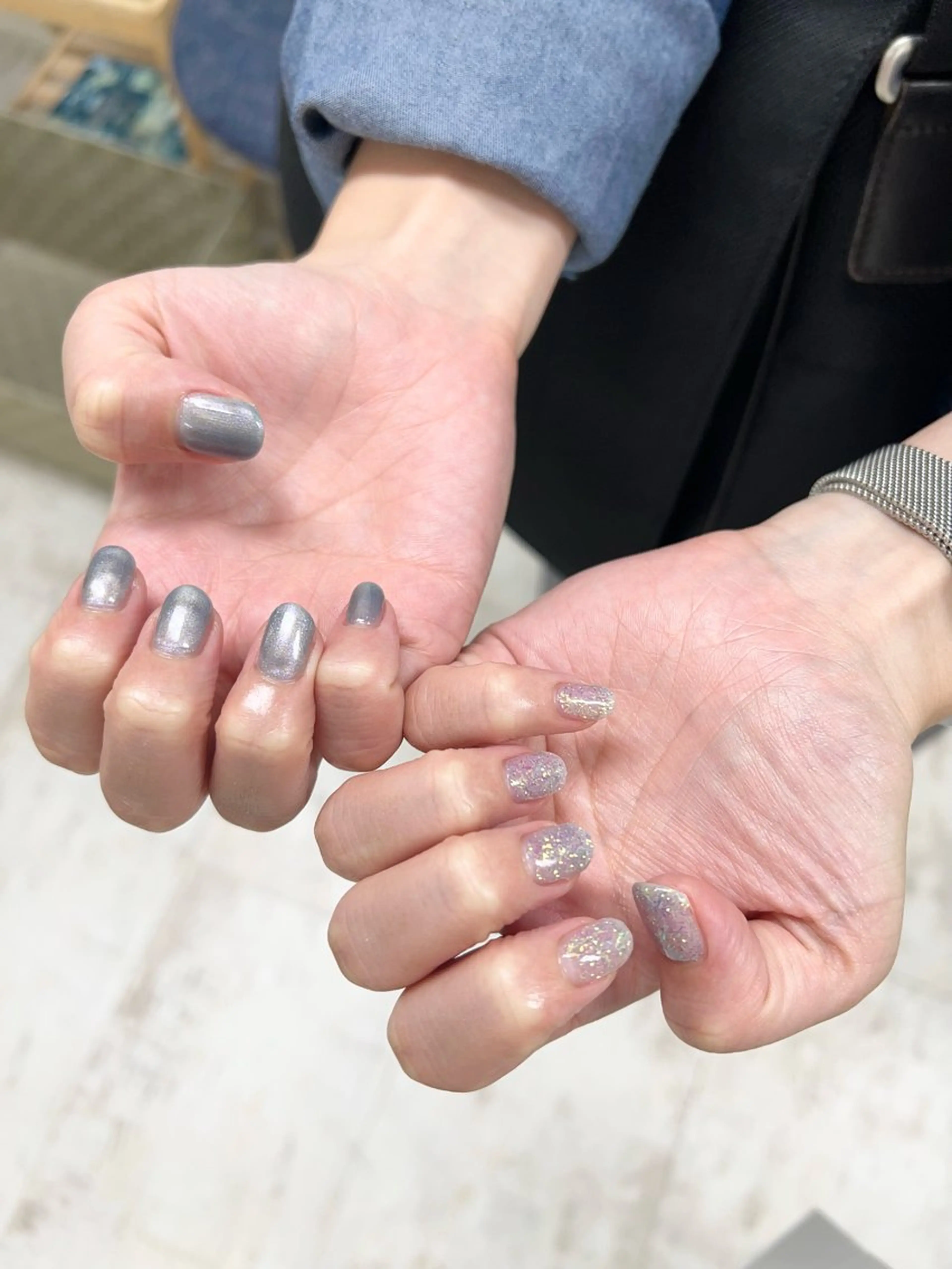 ネイル ワンカラーネイル 吉田 里菜のネイルデザイン