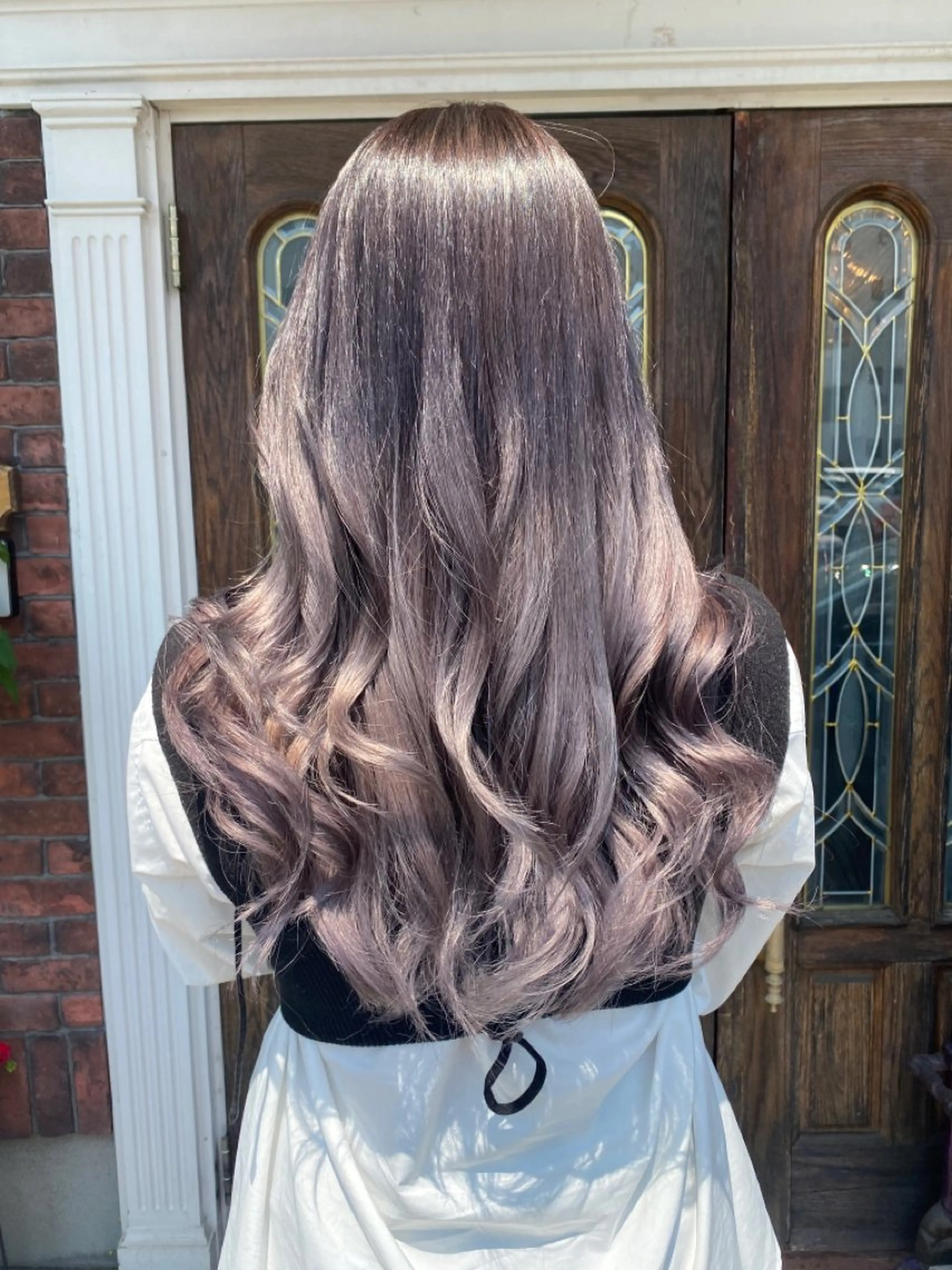 ロング カラー 山西 真琴のヘアスタイル