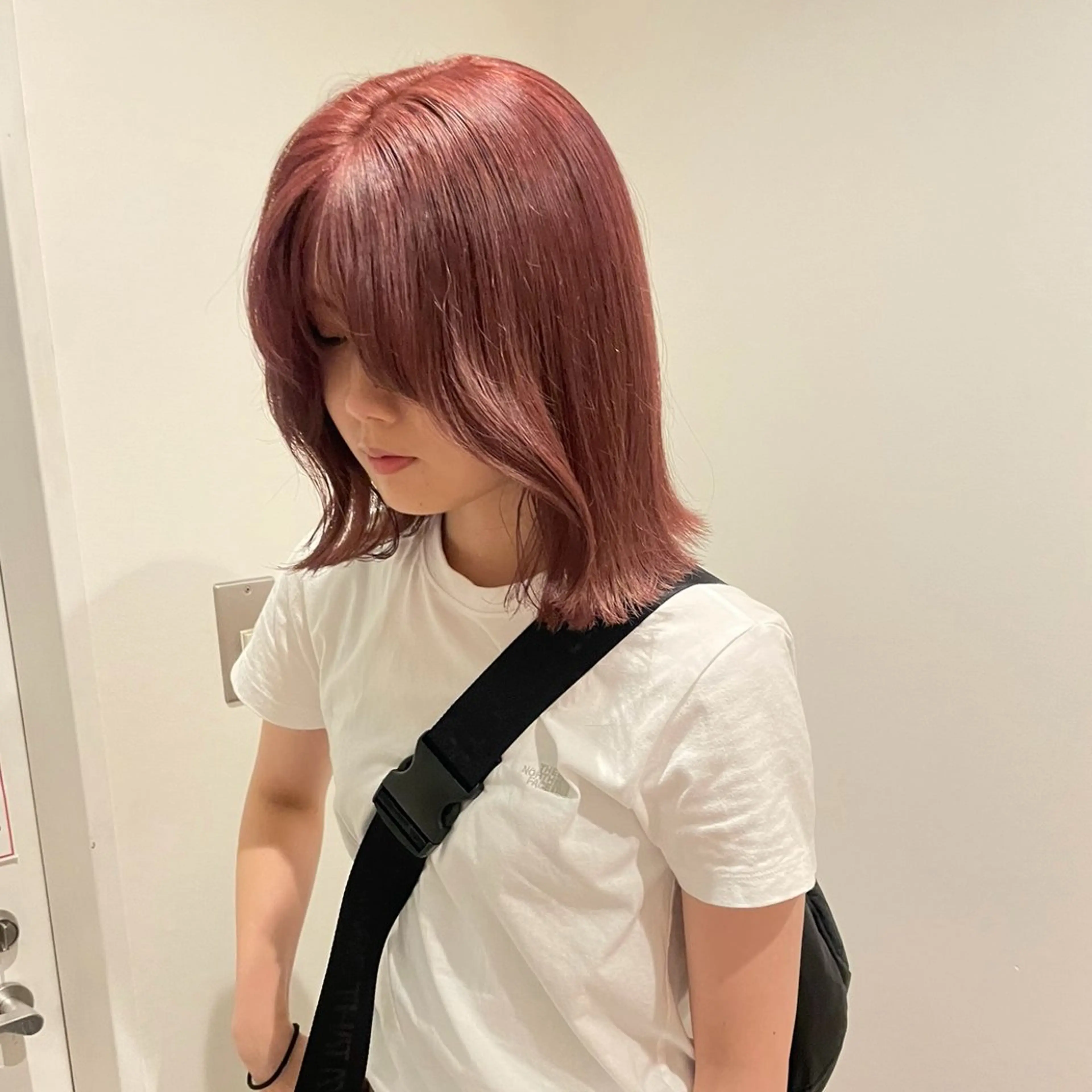 セミロング カラー ヘアアレンジ/ 暖色🩵hazukiのヘアスタイル