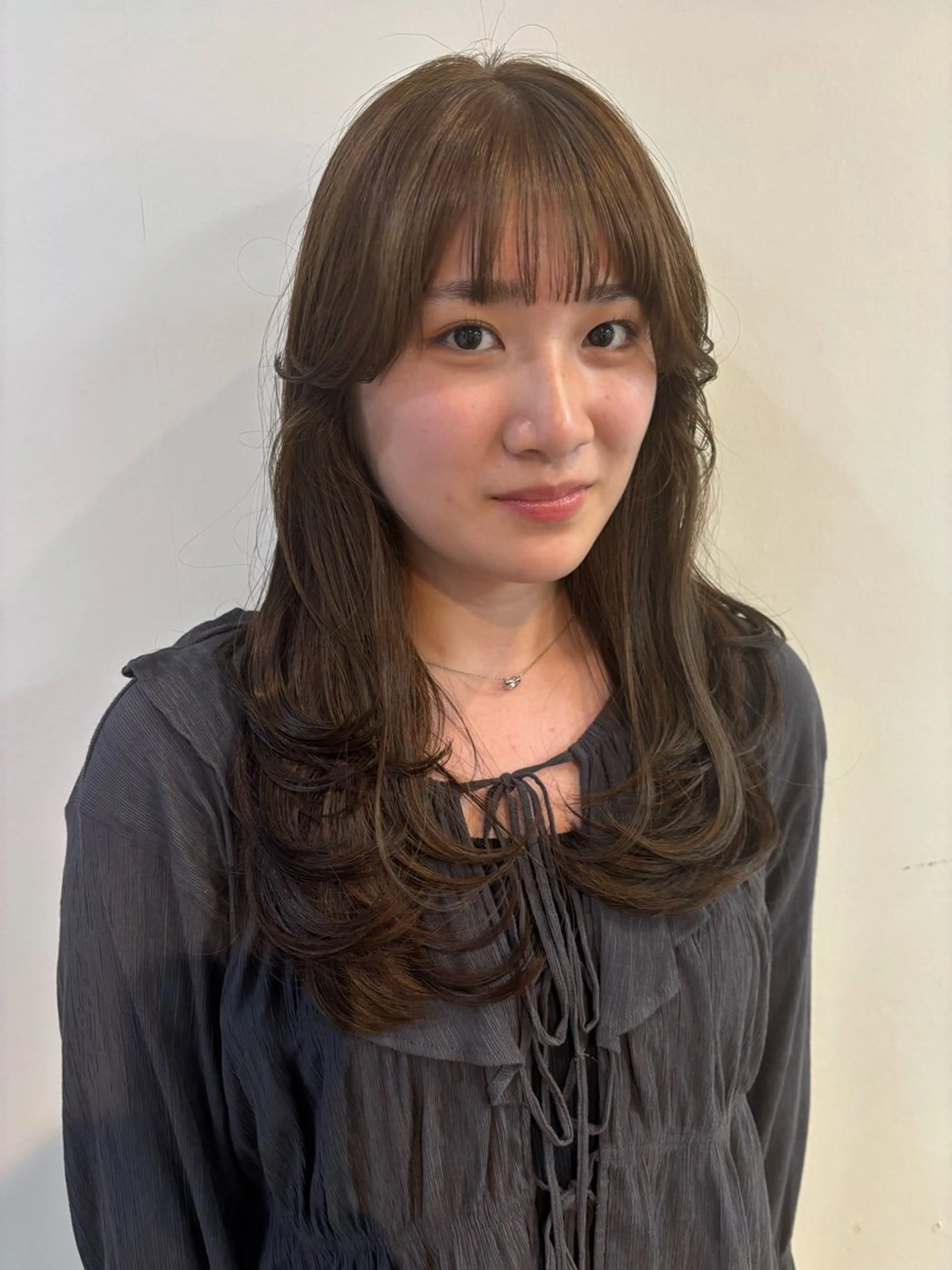 カラー 透明感カラー🫧 高田李胡のヘアスタイル