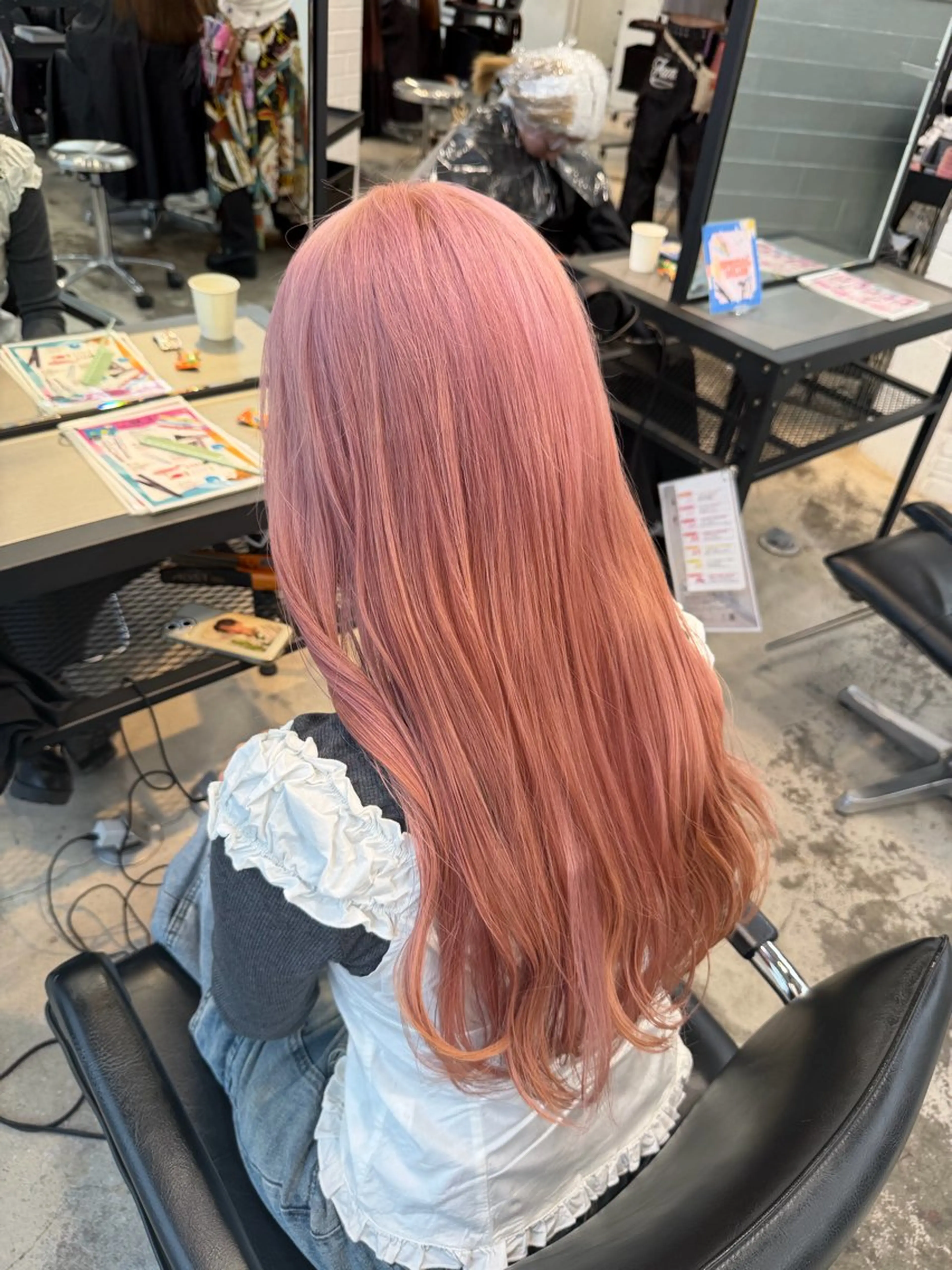 セミロング カラー ヘアアレンジ メンズ キッズ 暖色💖ツヤ髪💖 masae🌼のヘアスタイル
