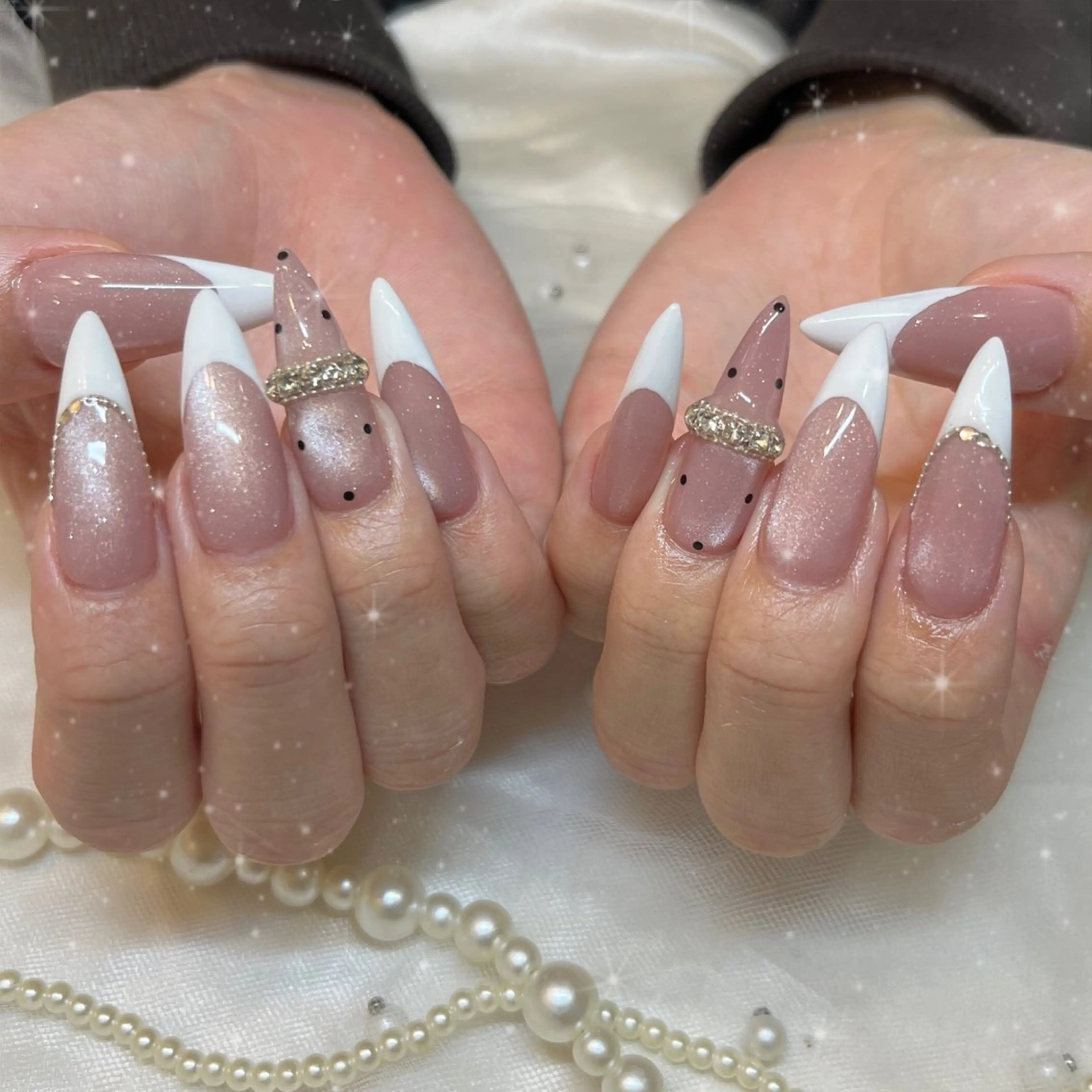 ネイル ロングネイル ハンドネイル ブルーデイジー栄本店所属・BlueDaisy 栄本店のネイルデザイン