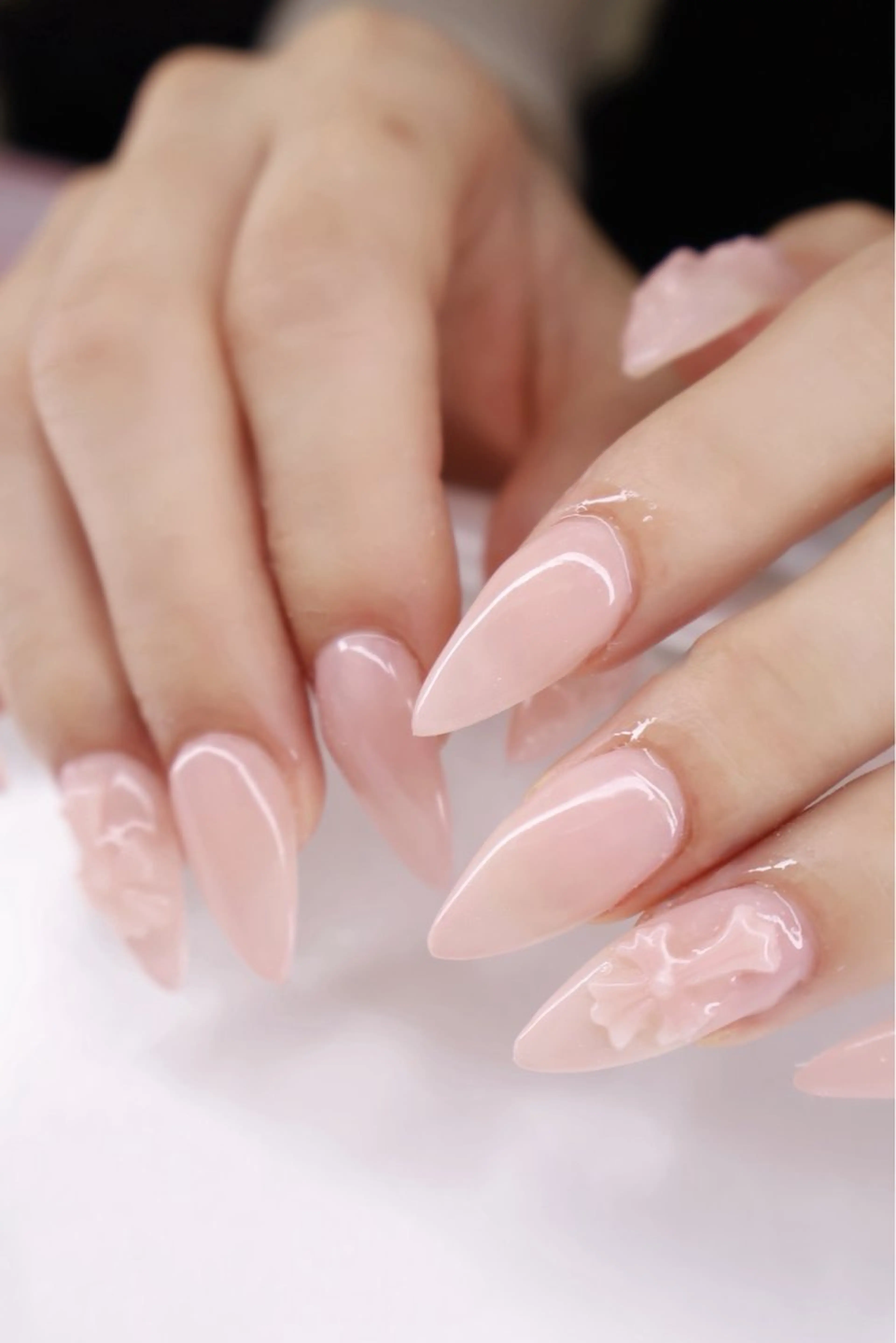 ネイル グラデーション 韓国ネイル マグネットネイル シンプルネイル ワンホンネイル nail salon BONはるのネイルデザイン