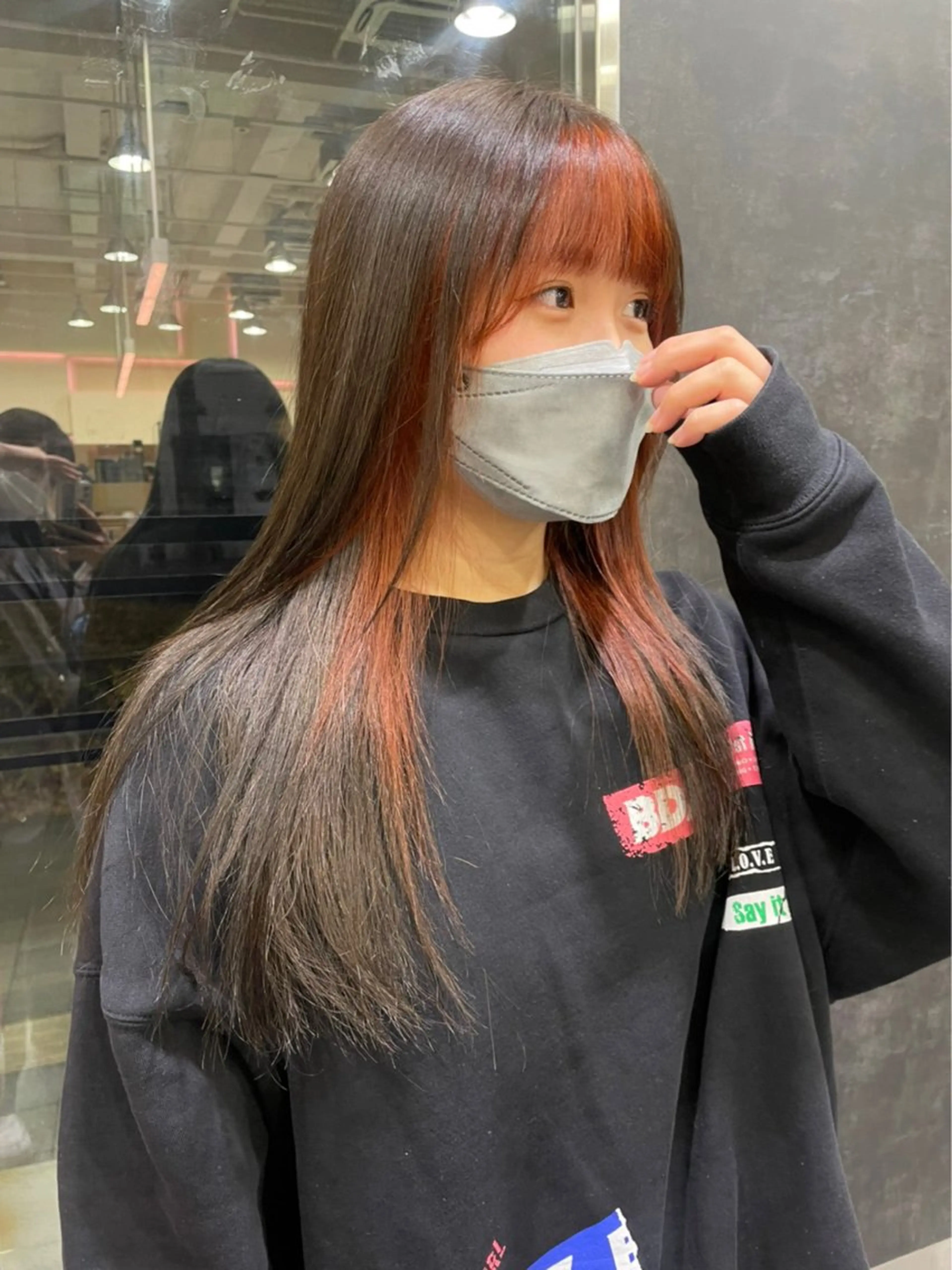 ロング メンズパーマ/ メッシュ📍ﾕﾘのヘアスタイル