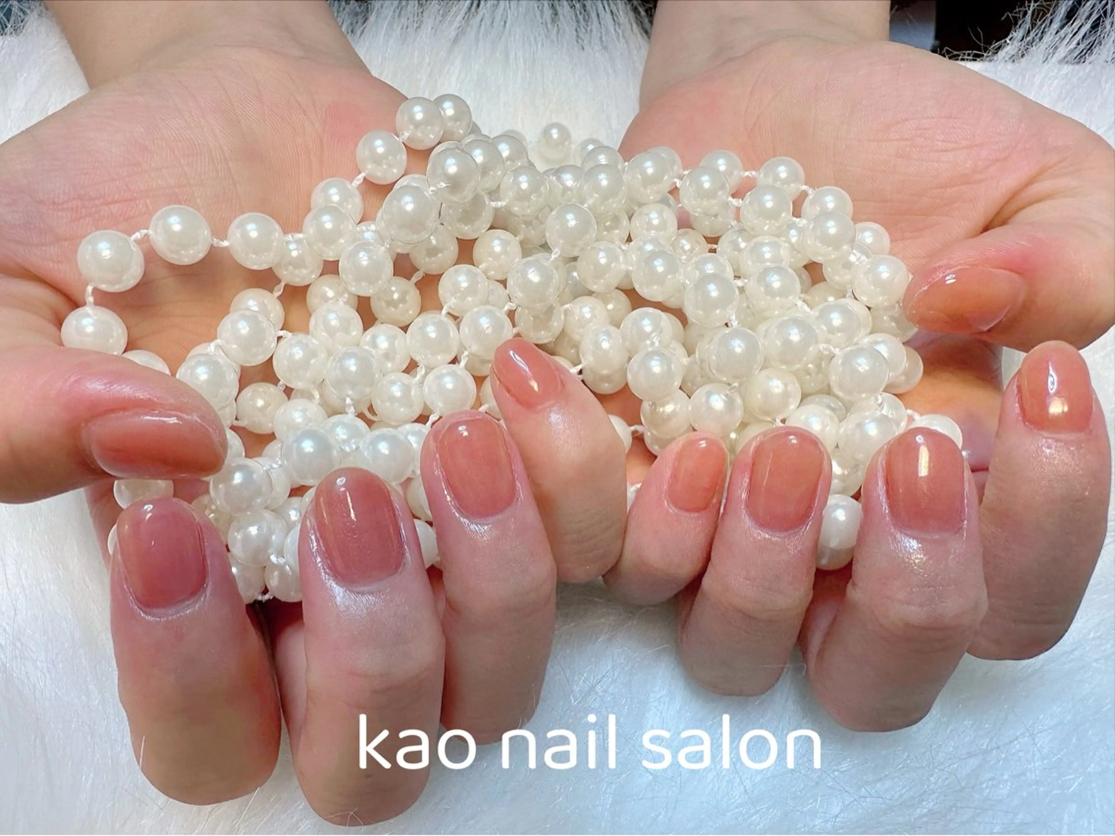 ネイル チークネイル 長さ出し フットネイル フレンチネイル ジェルネイル ハンドネイル kao nail マグネット/長さだしのネイルデザイン
