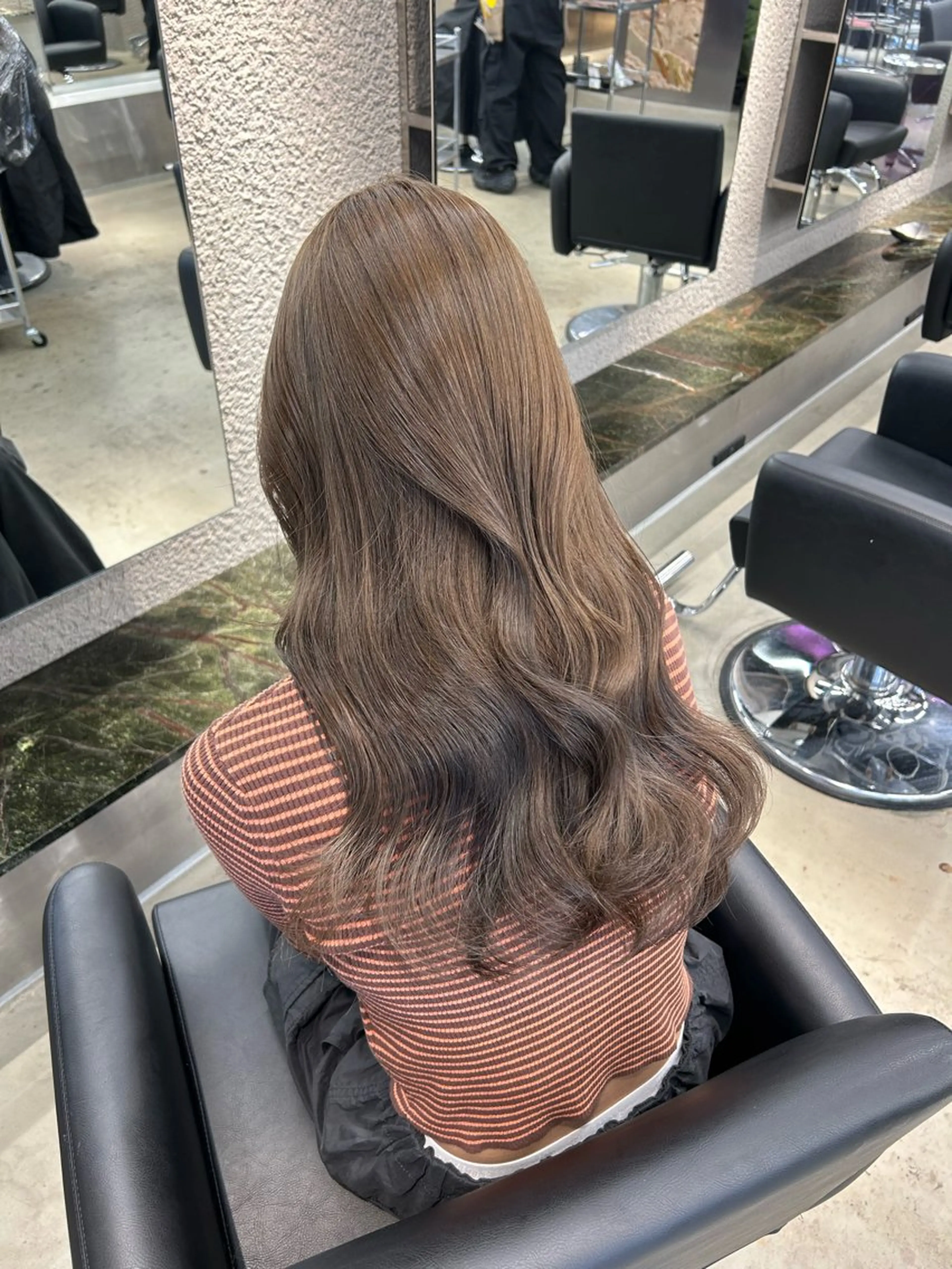 セミロング カラー ベージュカラー PELE /Nanakaのヘアスタイル