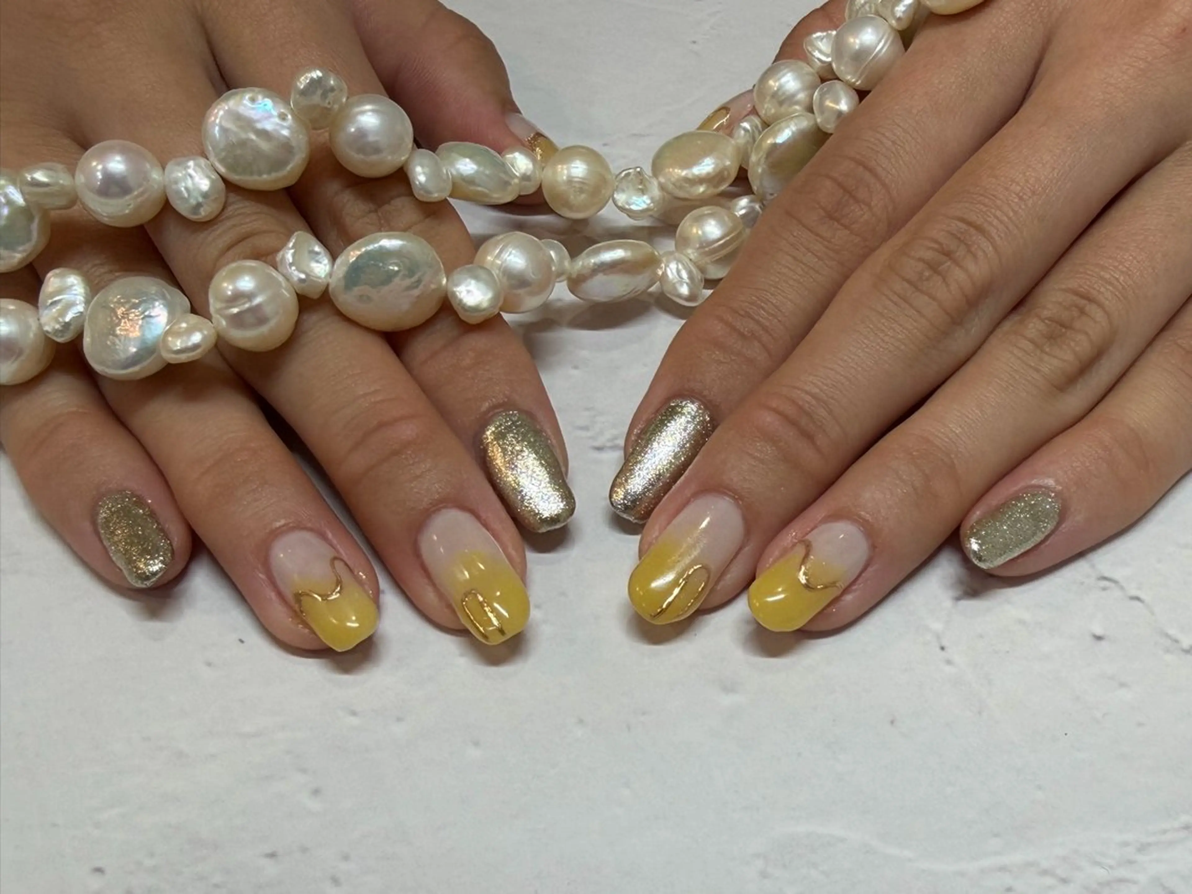 ネイル アートネイル ニュアンスネイル ハンドネイル ハンドケア Nail Salon Souriant HARAJUKU所属・Souriant Hitomiのネイルデザイン