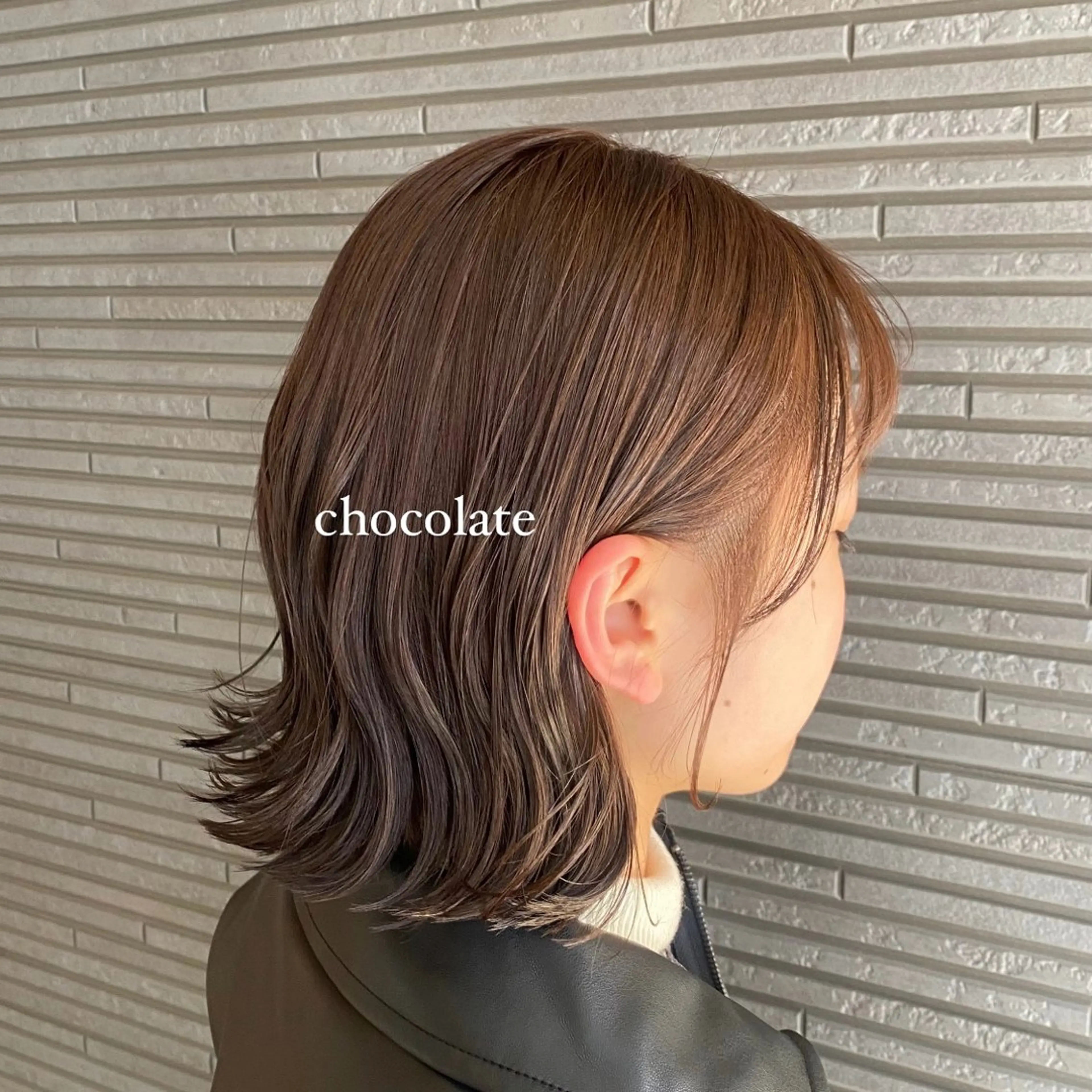 ミディアム カット ヘアカラー 透明感カラー 【問屋町】moe🪿のヘアスタイル