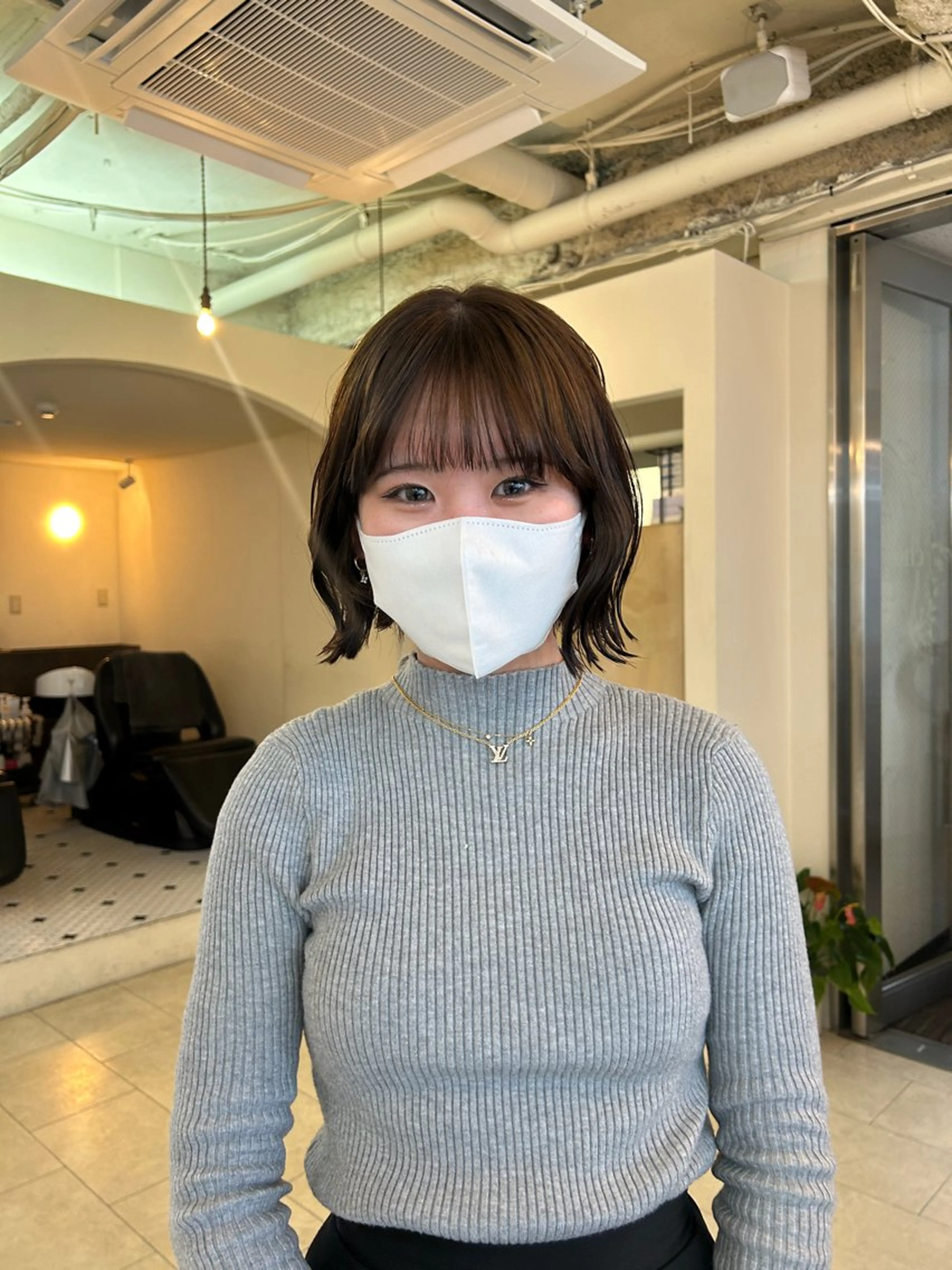 ショート Maho/海外 レイヤー/ハッシュのヘアスタイル