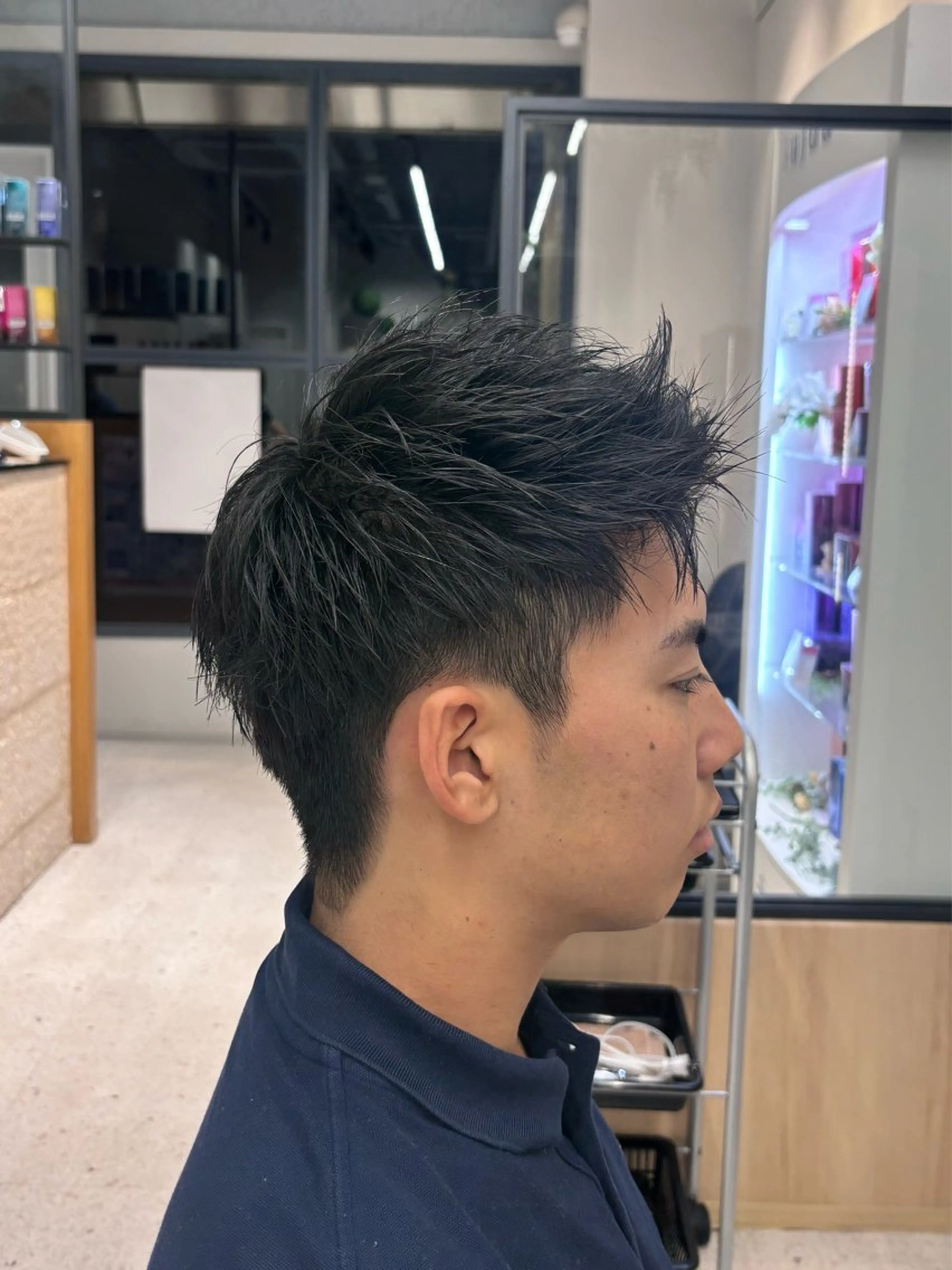 メンズ fizelle 南堀江のヘアスタイル