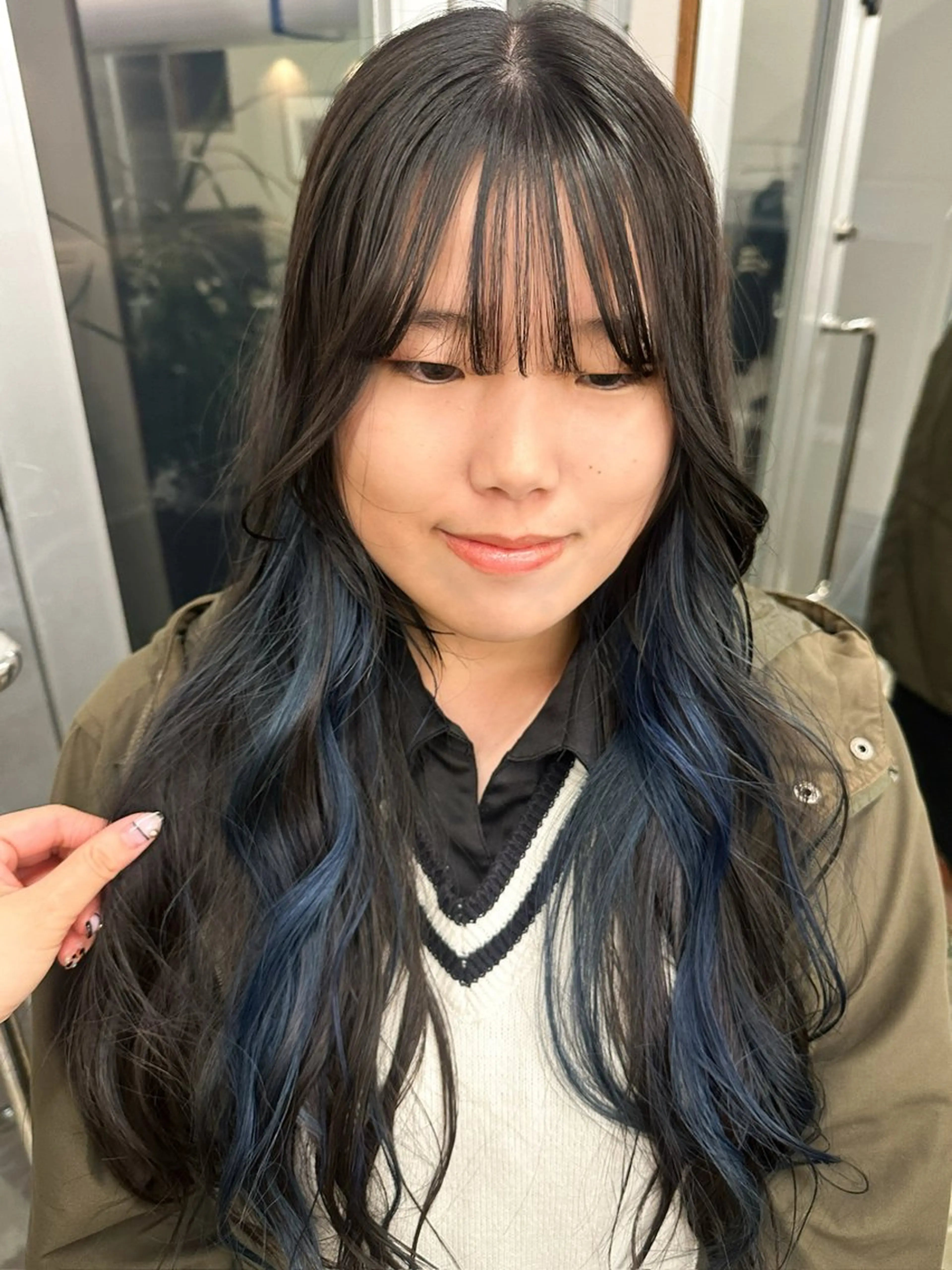 ロング カラー ヘアカラー トリートメント 🐏nao /レイヤーカット🐏のヘアスタイル