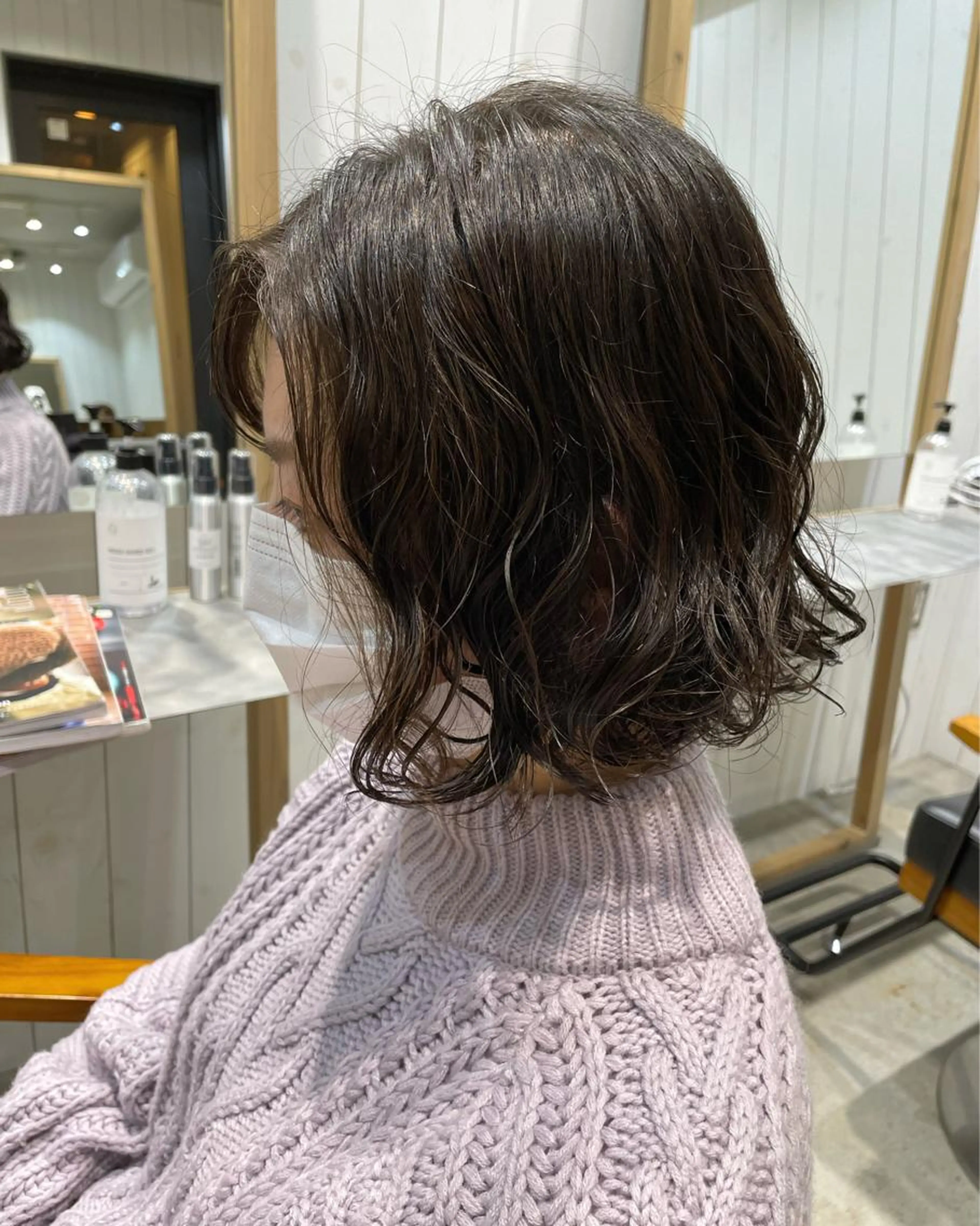 ☆カット＋最新ダメージ減柔らかいウェーブ作れるクリームパーマ🌀の写真