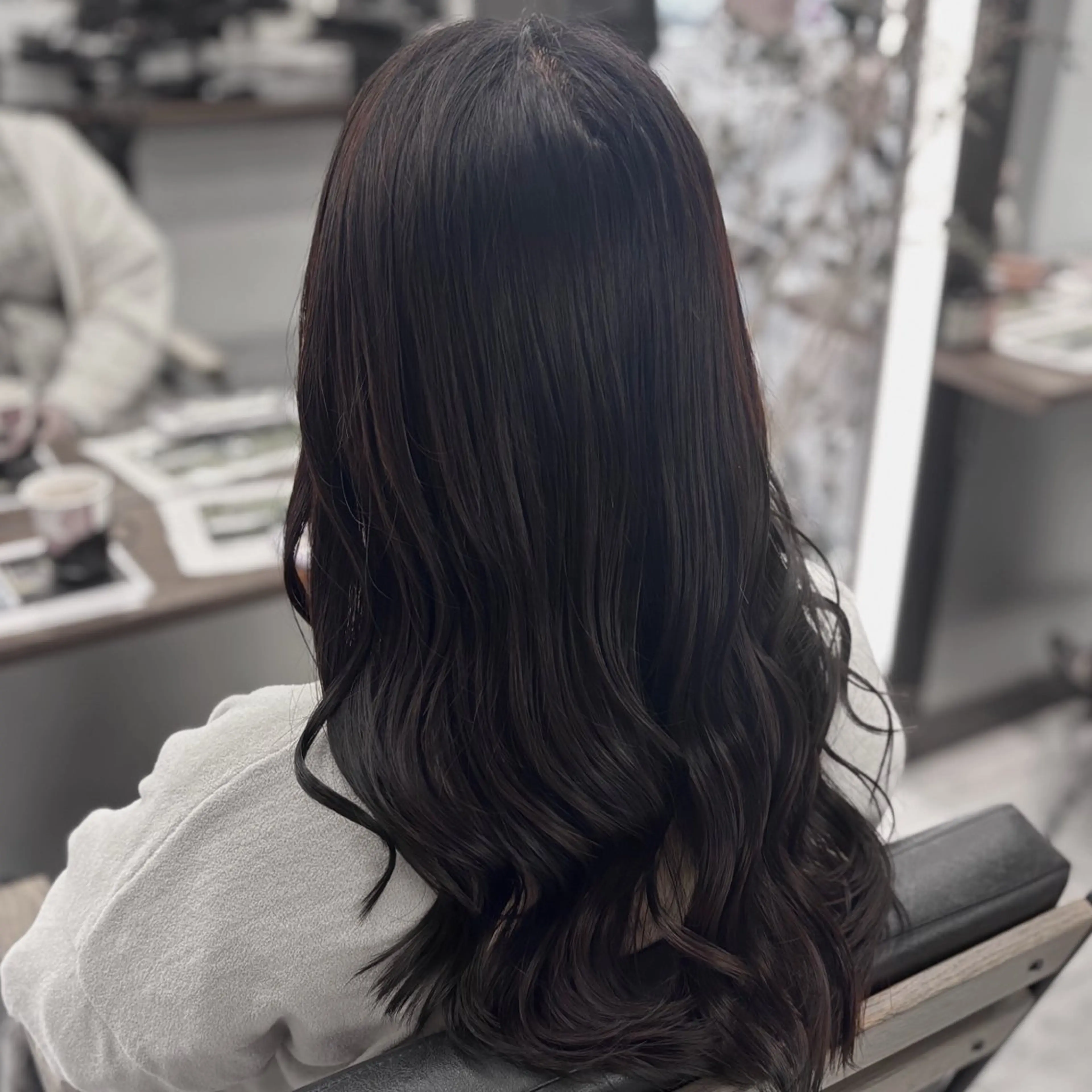 カラー ブラウンカラー ヘアカラー ﾚｲﾔｰ🎶似合わせ パーマ🎀ナナコのヘアスタイル