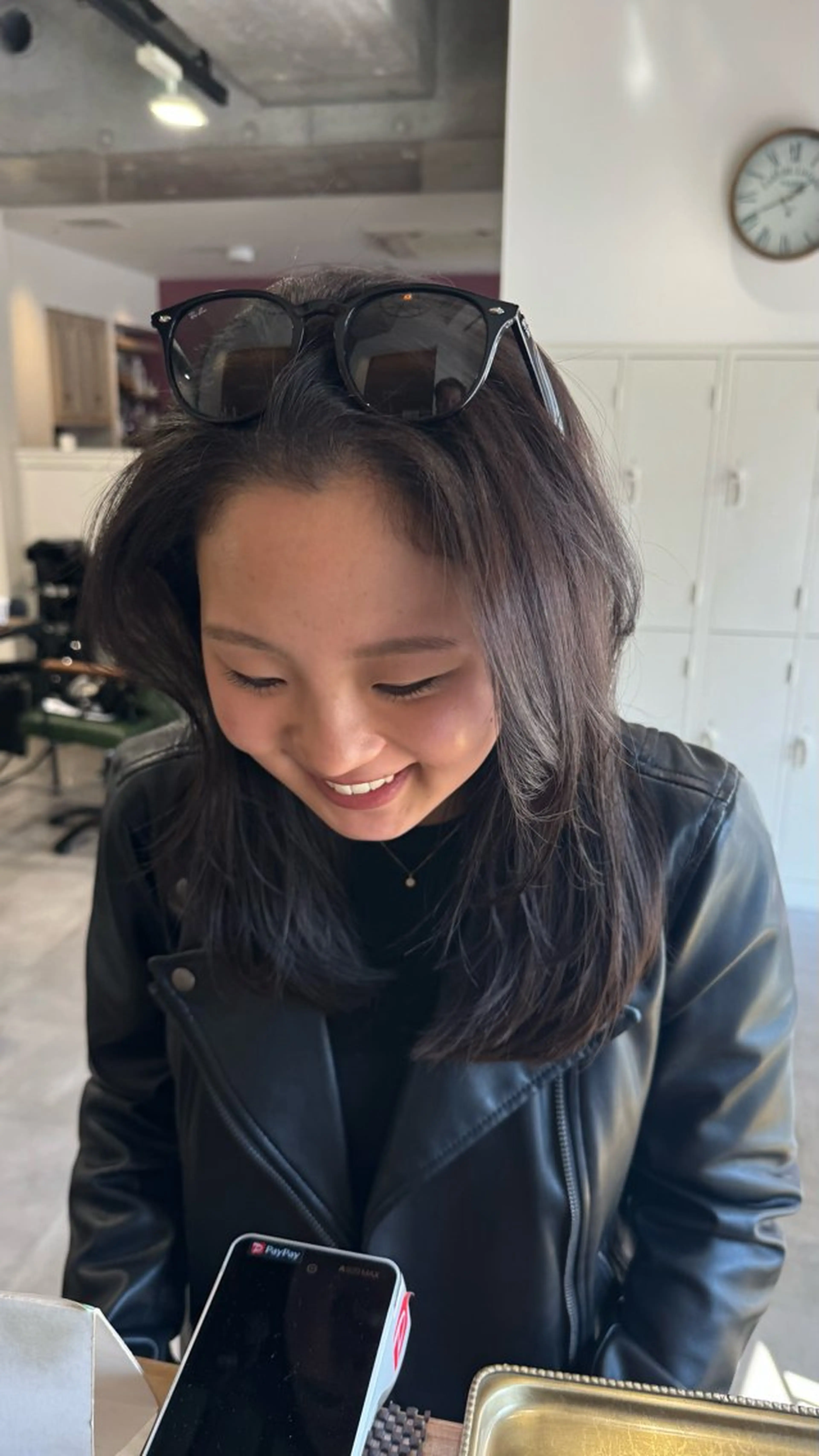 ミディアム ヘアカラー 平尾/艶カラー/ アッシュ系/中川誠大のヘアスタイル