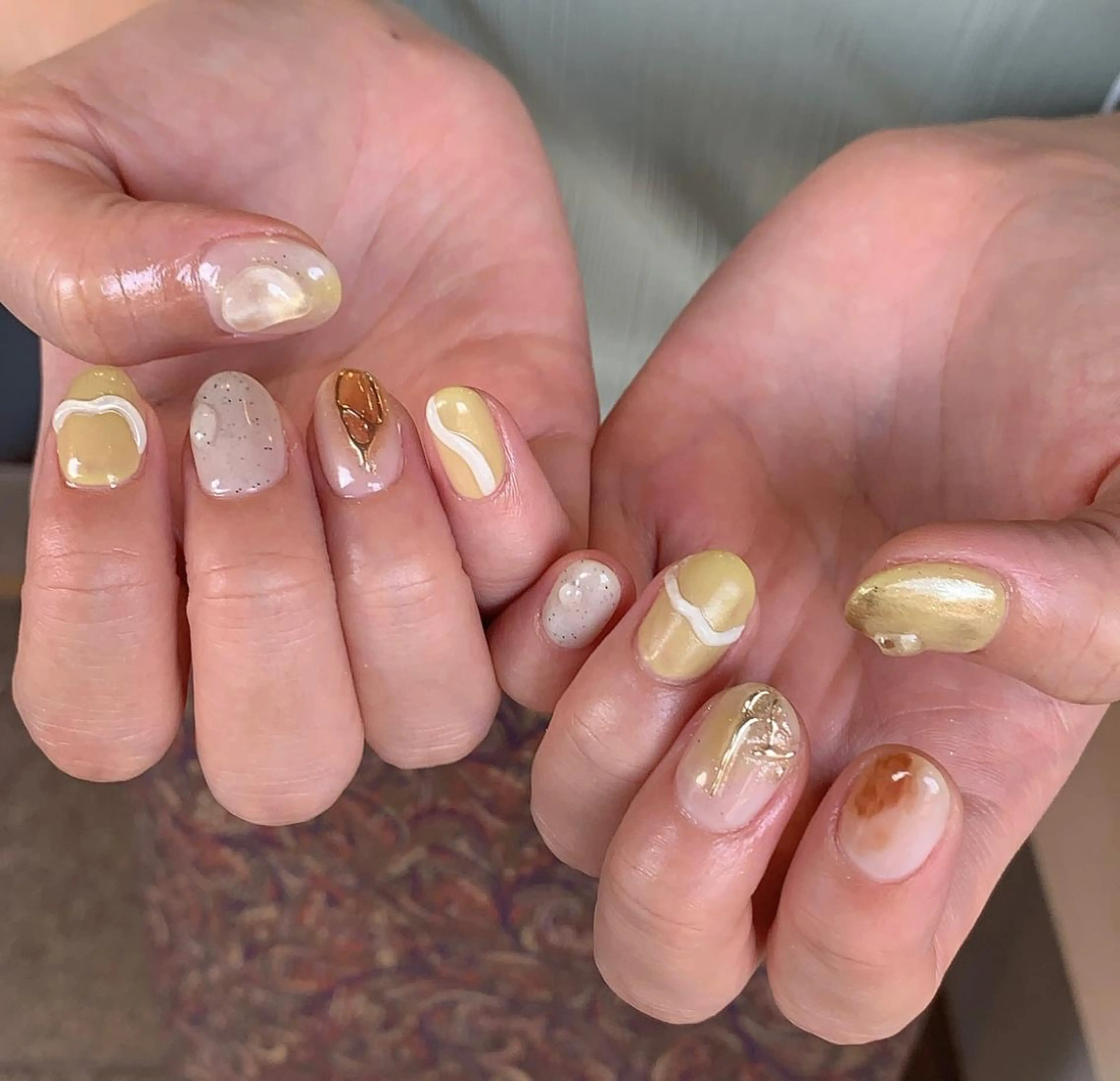 ネイル ハンドネイル にしぐち はるかのネイルデザイン