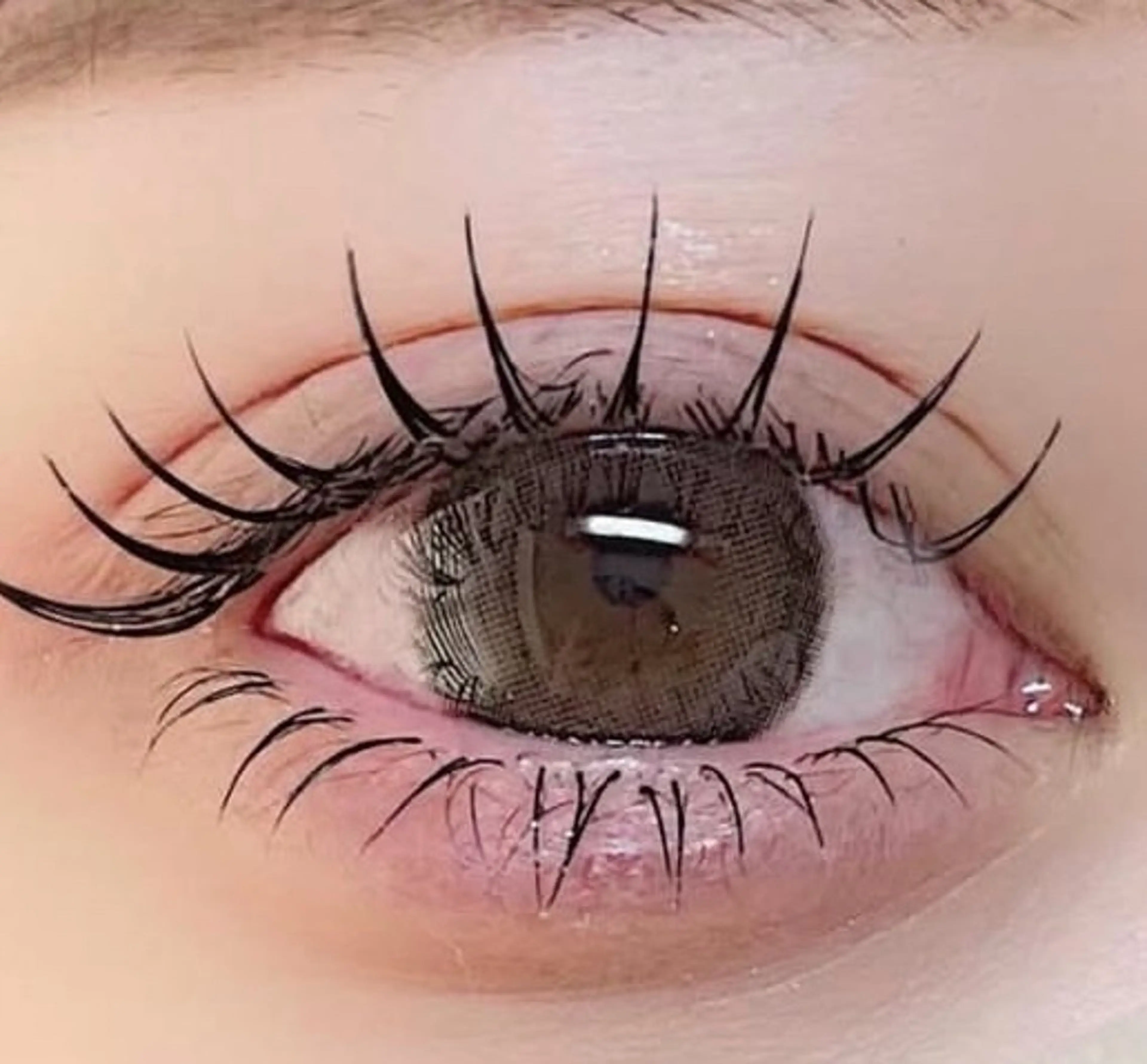 【まつげエクステ】⭐️オフ無料⭐️フラットラッシュ 120本🩷束感コーティング付🩷の写真