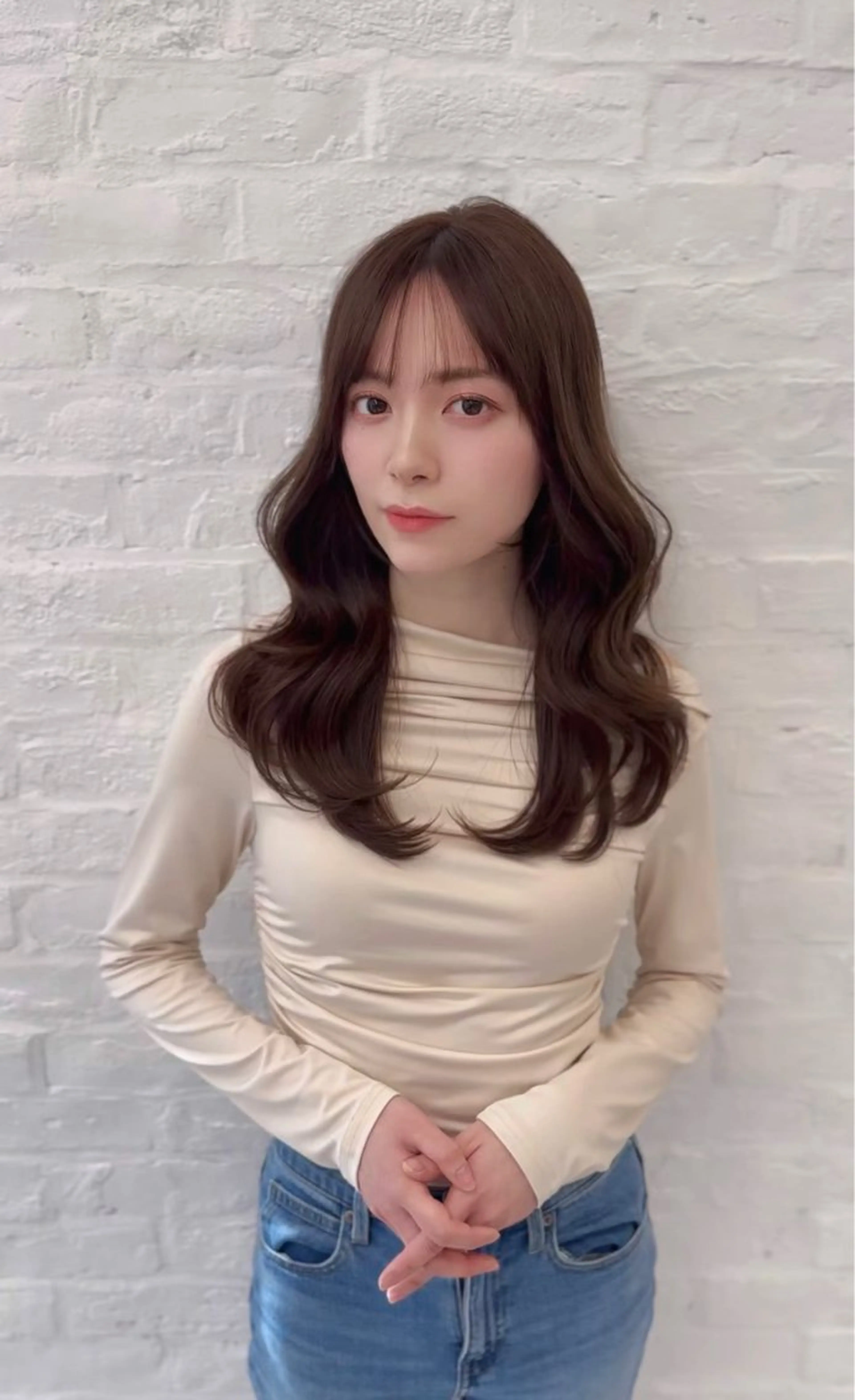 セミロング カラー ヘアアレンジ 前髪顔まわりカット 🌈中村海聖のヘアスタイル