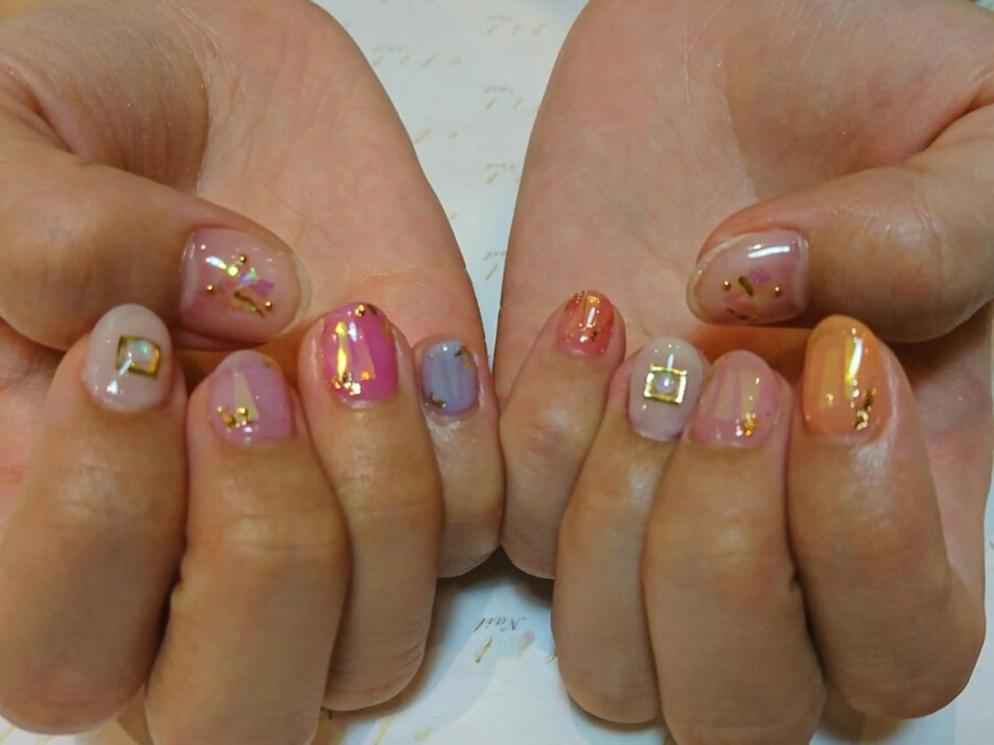 ネイル アートネイル 持ち込み みー shakushiroのネイルデザイン