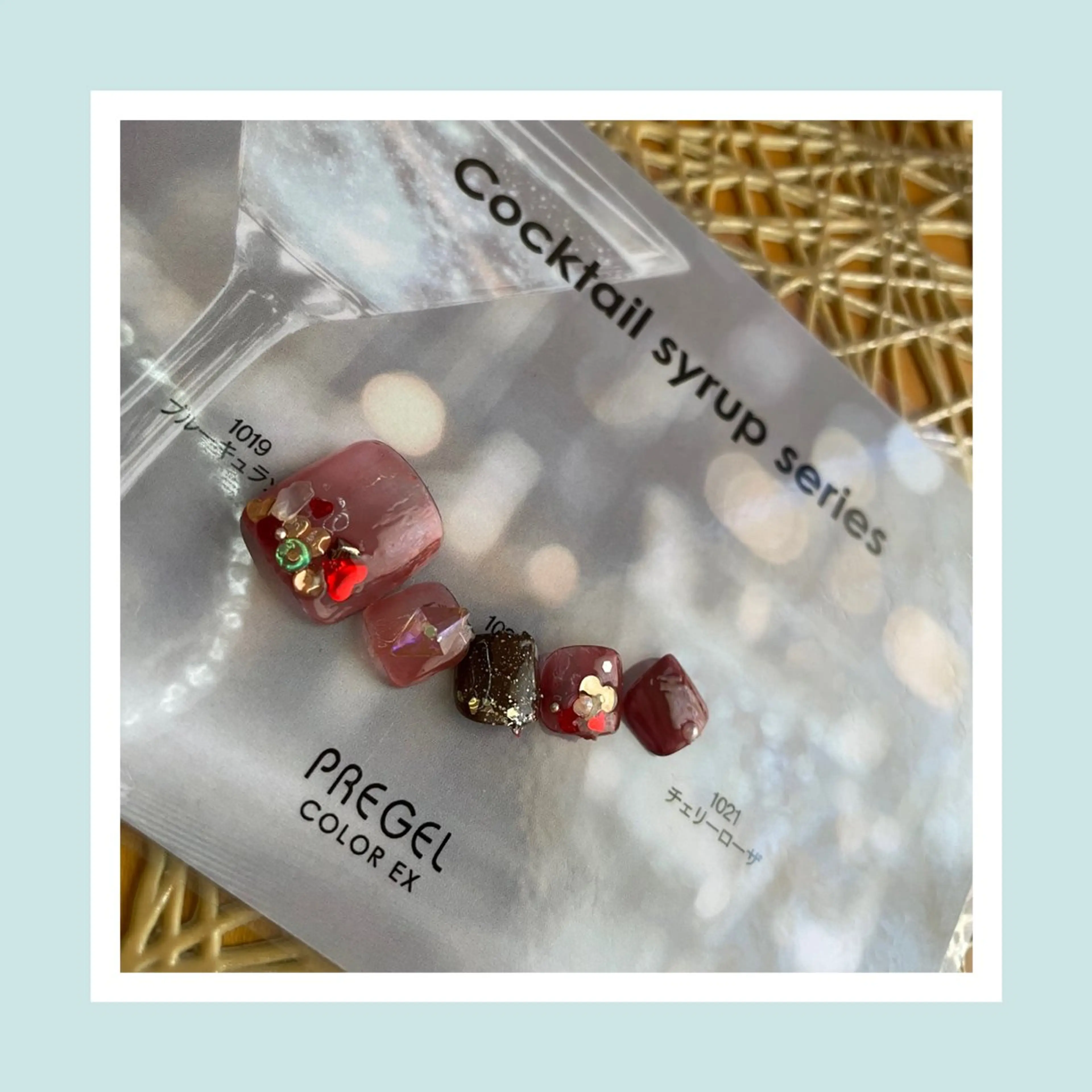 ネイル フットネイル ジェルネイル ハート バレンタイン NAIL★M 真紀のネイルデザイン