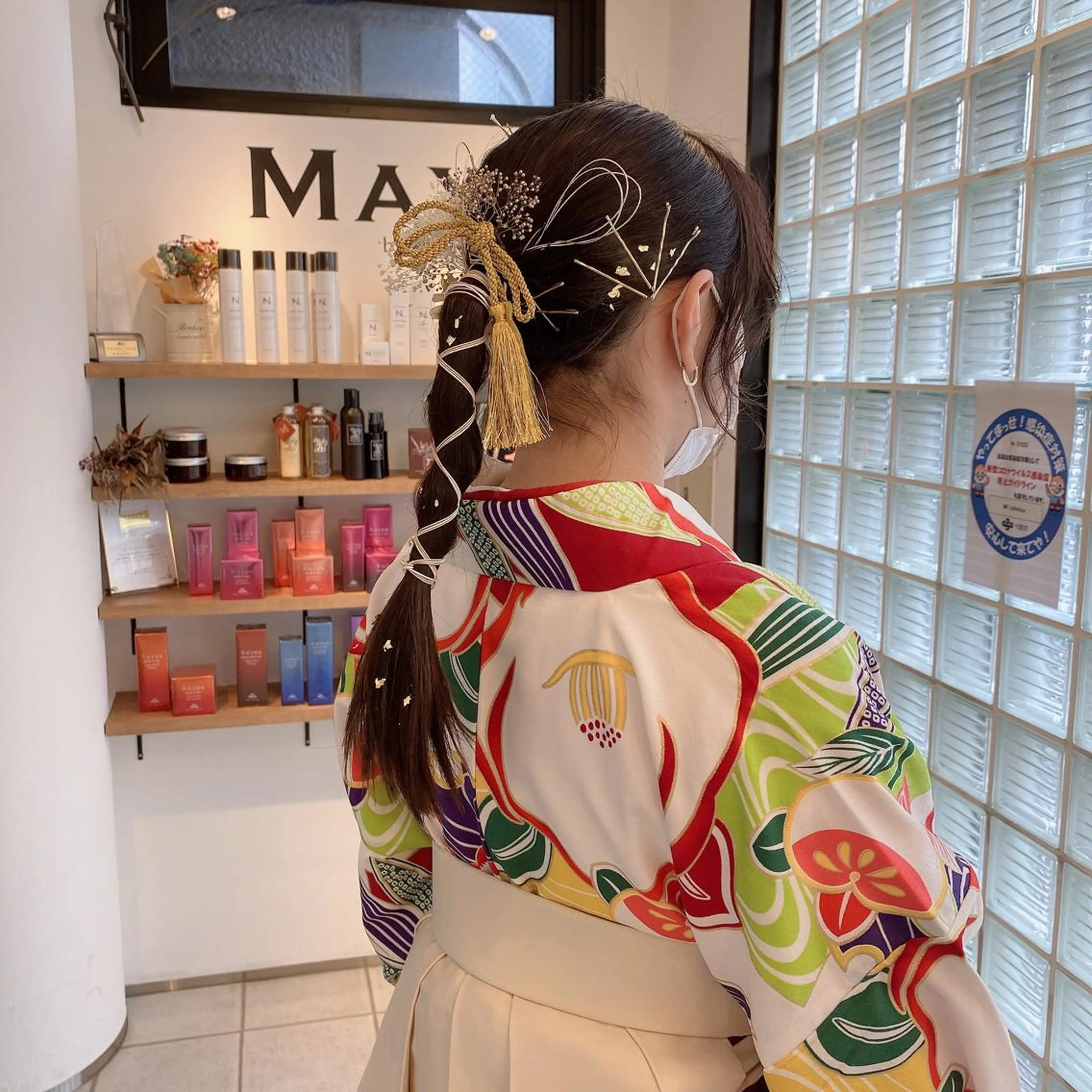 ロング ヘアアレンジ ノンダメージ⭐️ 透明感カラー中田七菜のヘアスタイル