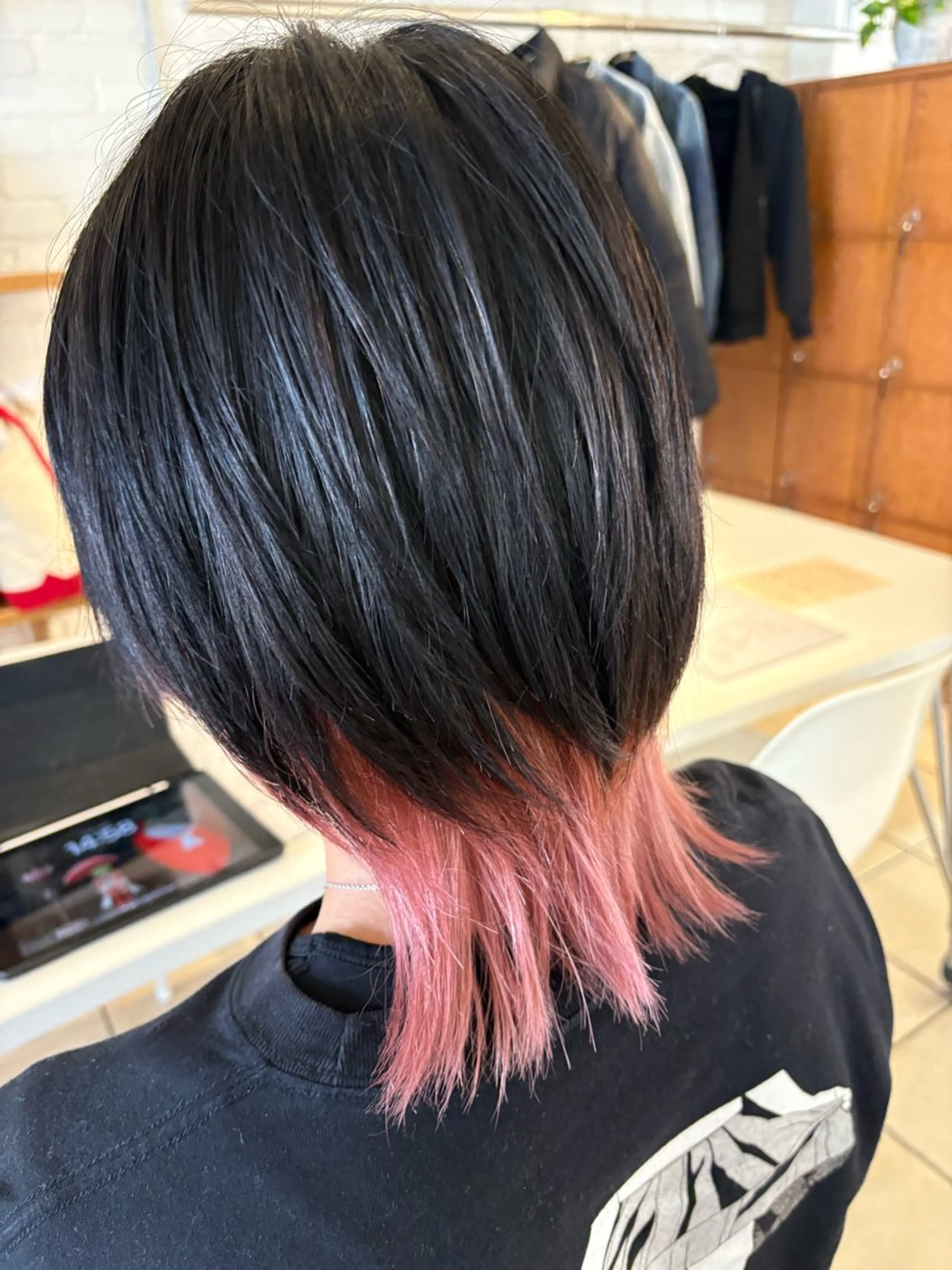 ミディアム カラー ブリーチ ピンクカラー 春日井/ハイトーン /高発色カラー/中村のヘアスタイル