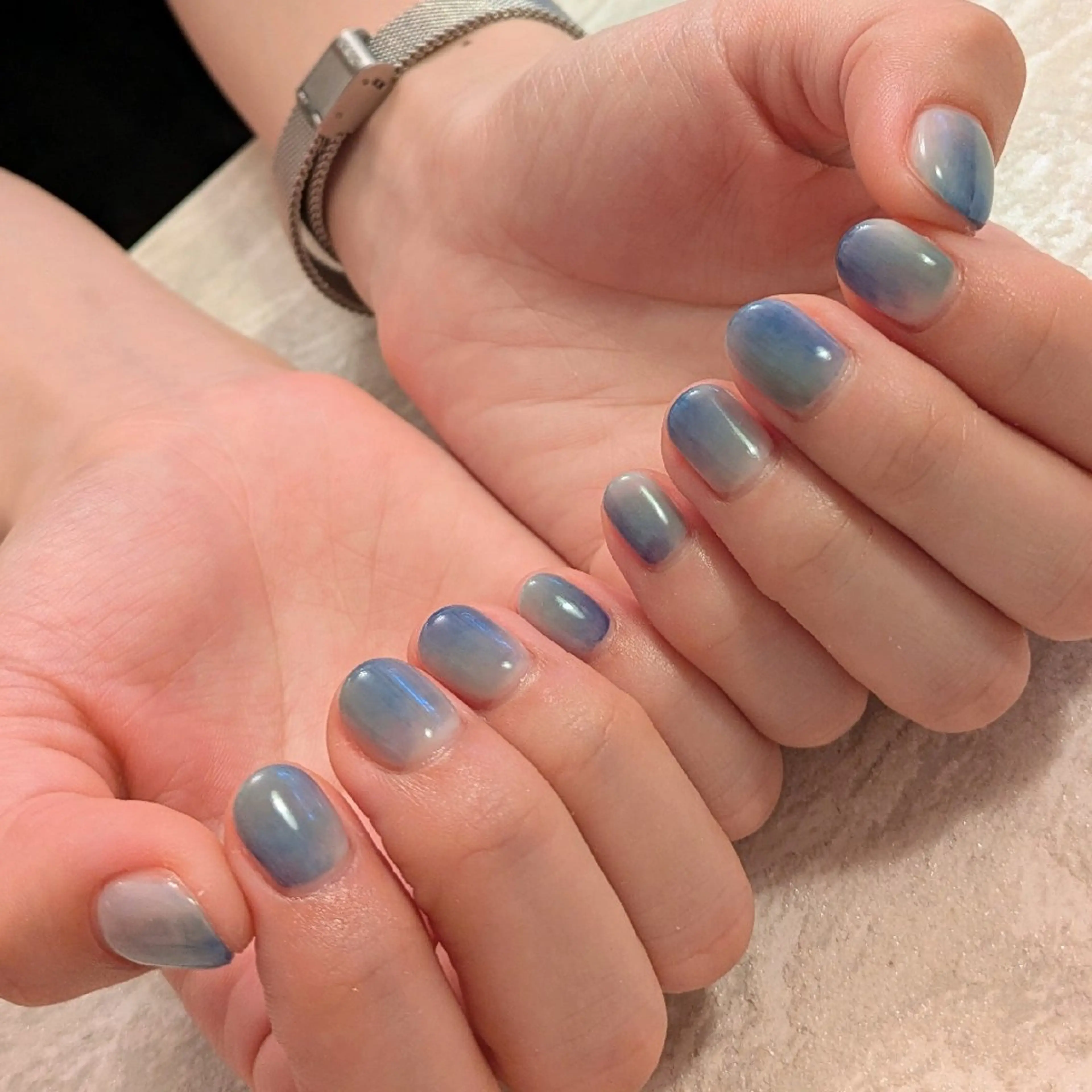 ネイル ニュアンスネイル ジェヌインネイル 河内のネイルデザイン