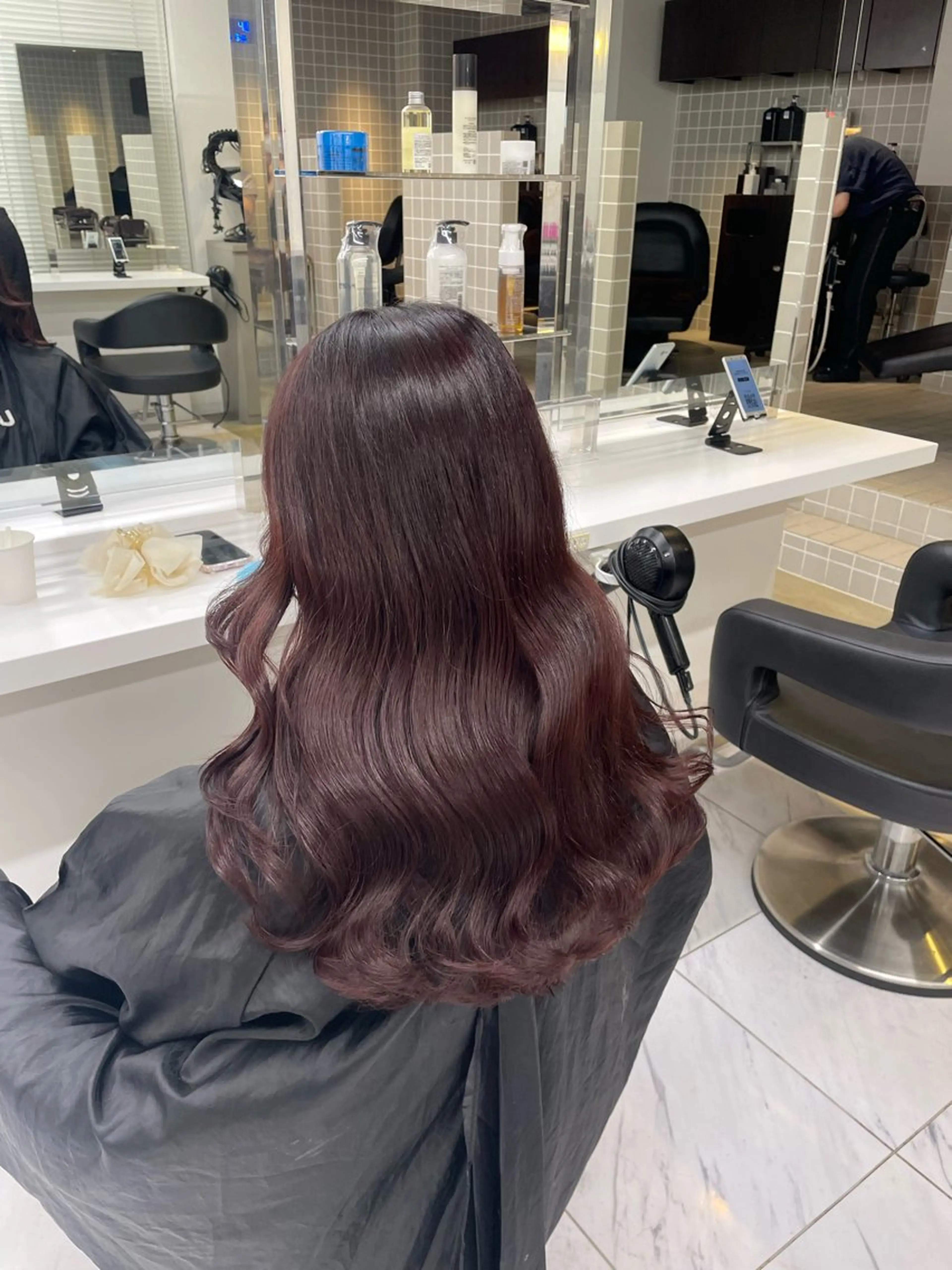 ロング カラー ヘアアレンジ ヘアカラー トリートメント ヘアセット 💗横浜美容室 💗HARUNAのヘアスタイル