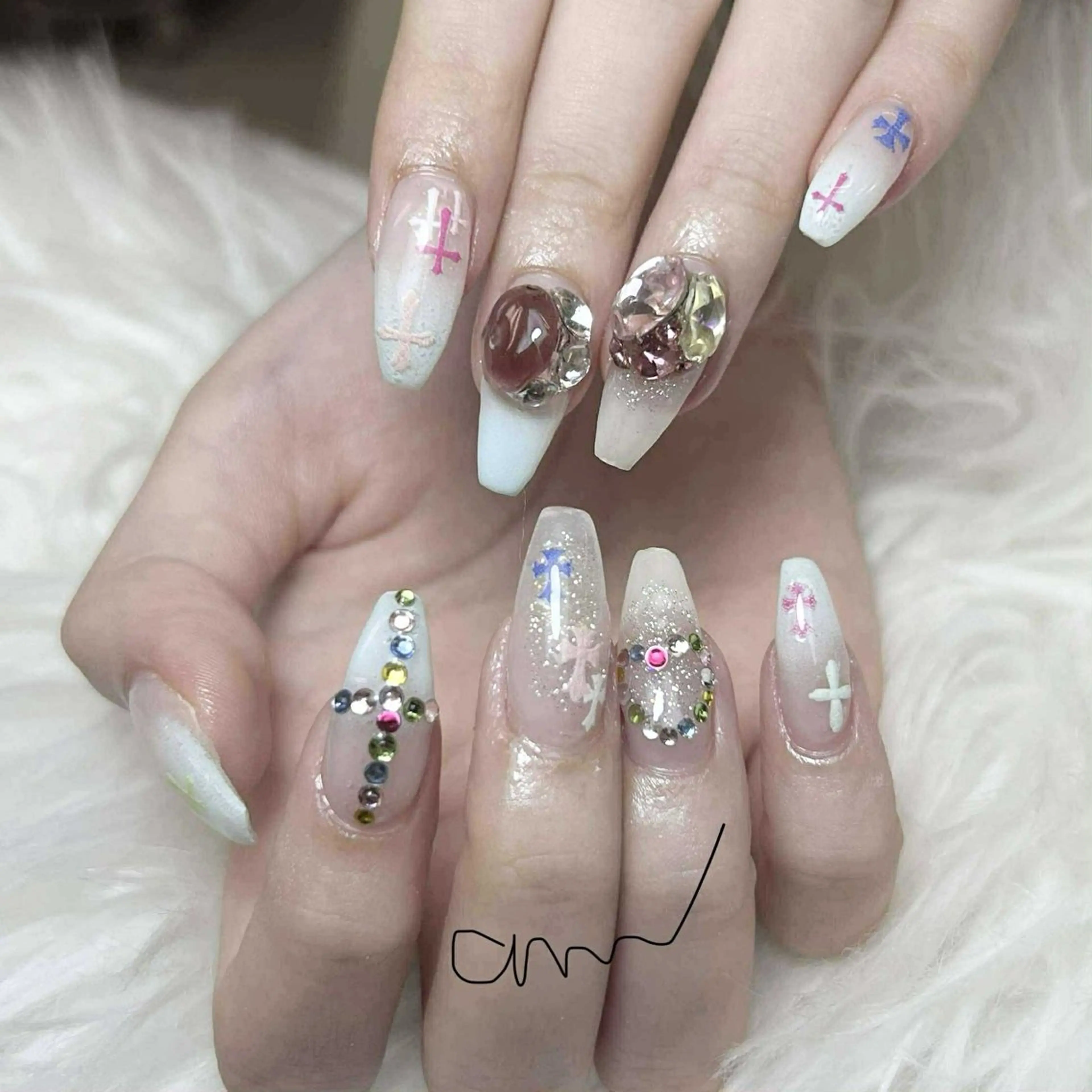 ネイル ハンドネイル ANH NAIL ゴテゴテ専門店💎のネイルデザイン