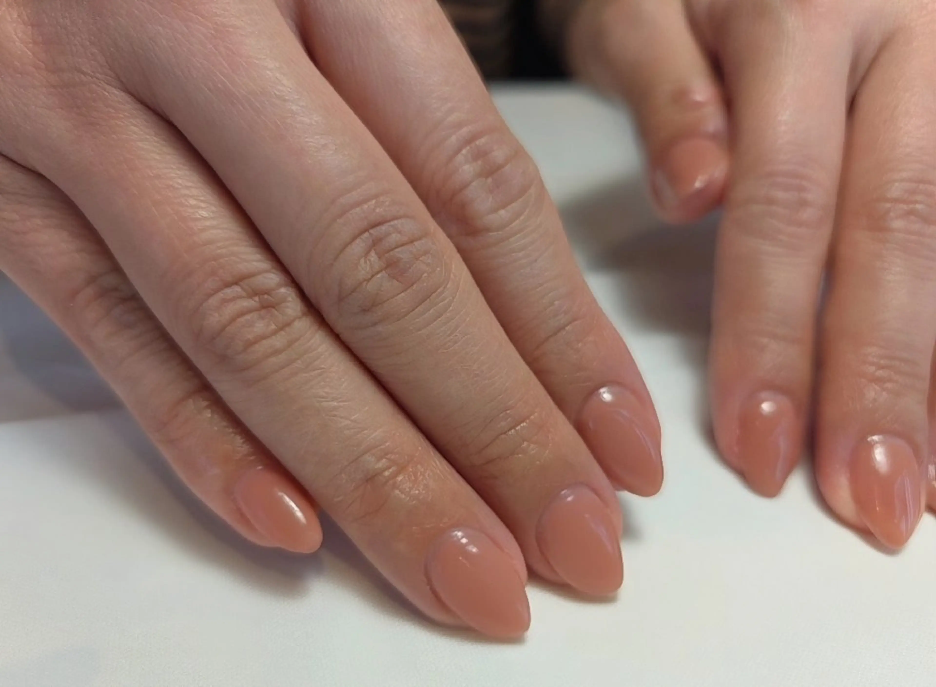 ネイル ジェルネイル ワンカラーネイル nude | rのネイルデザイン