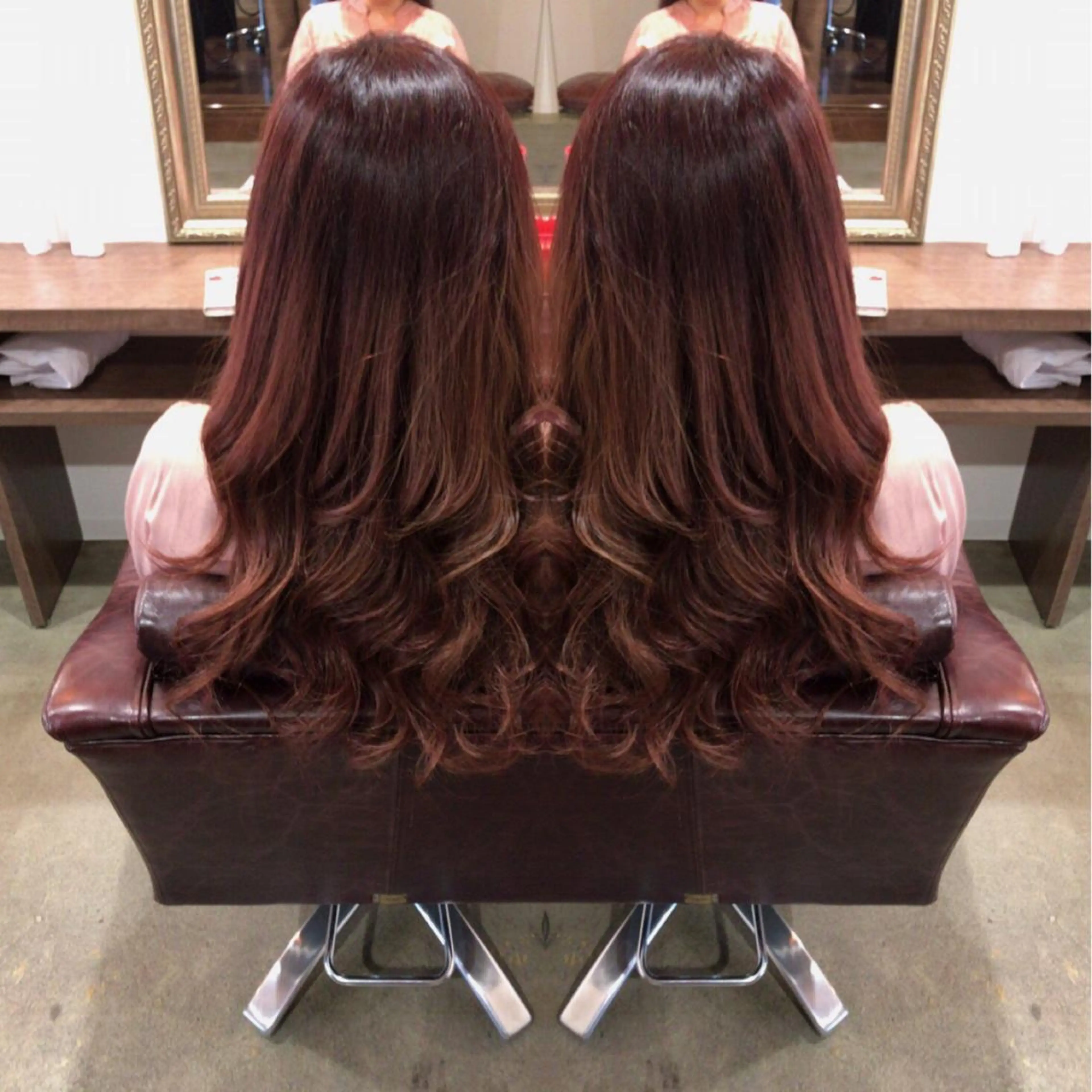 セミロング カラー haku  hair salon所属・レイヤーカット匠 イソザキノリユキのヘアスタイル