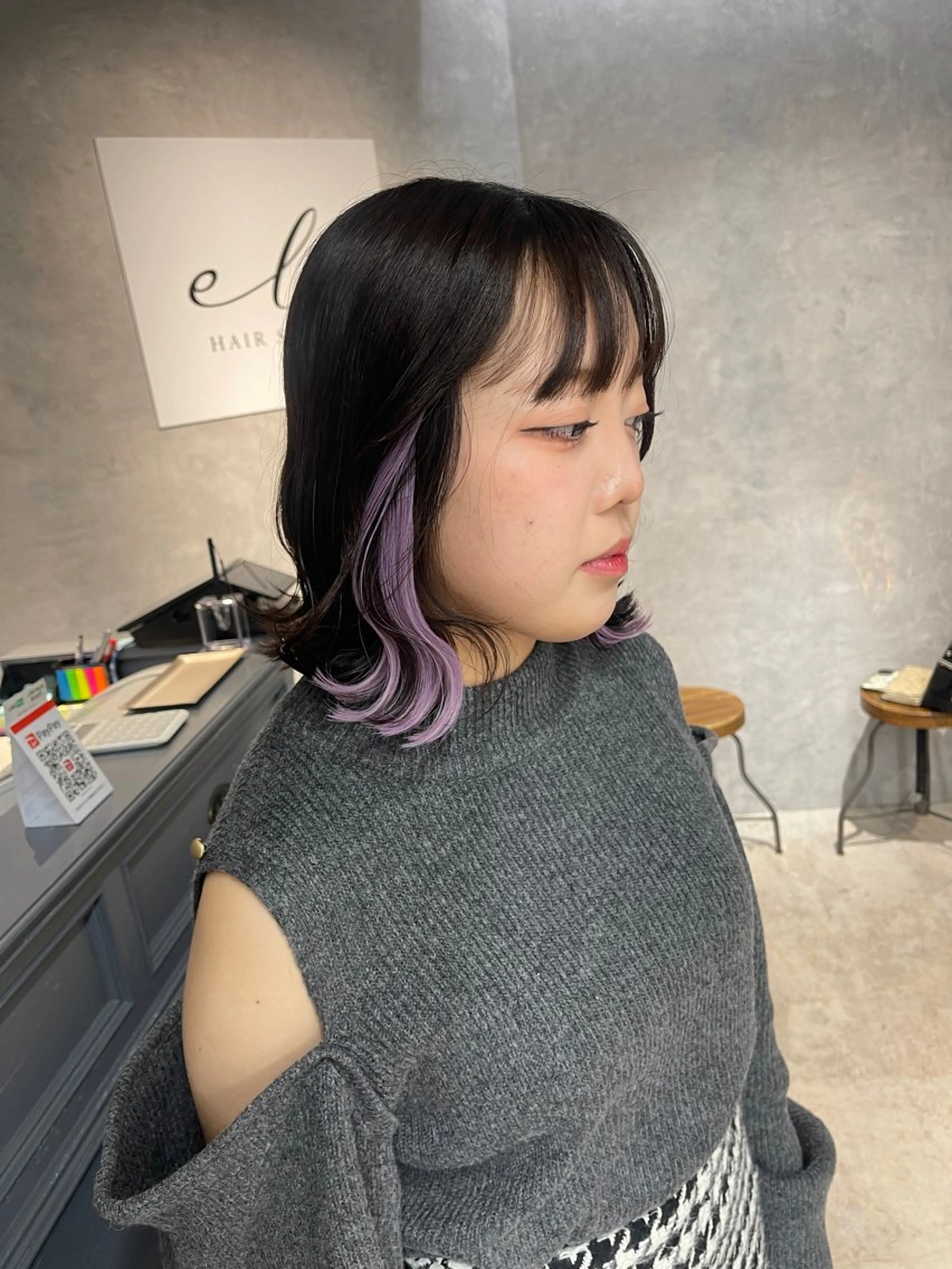 ショート カラー ブリーチ ケアブリーチ カット ヘアカラー エクステ オフホワイトアンドなんば所属・福西 洋斗のヘアスタイル