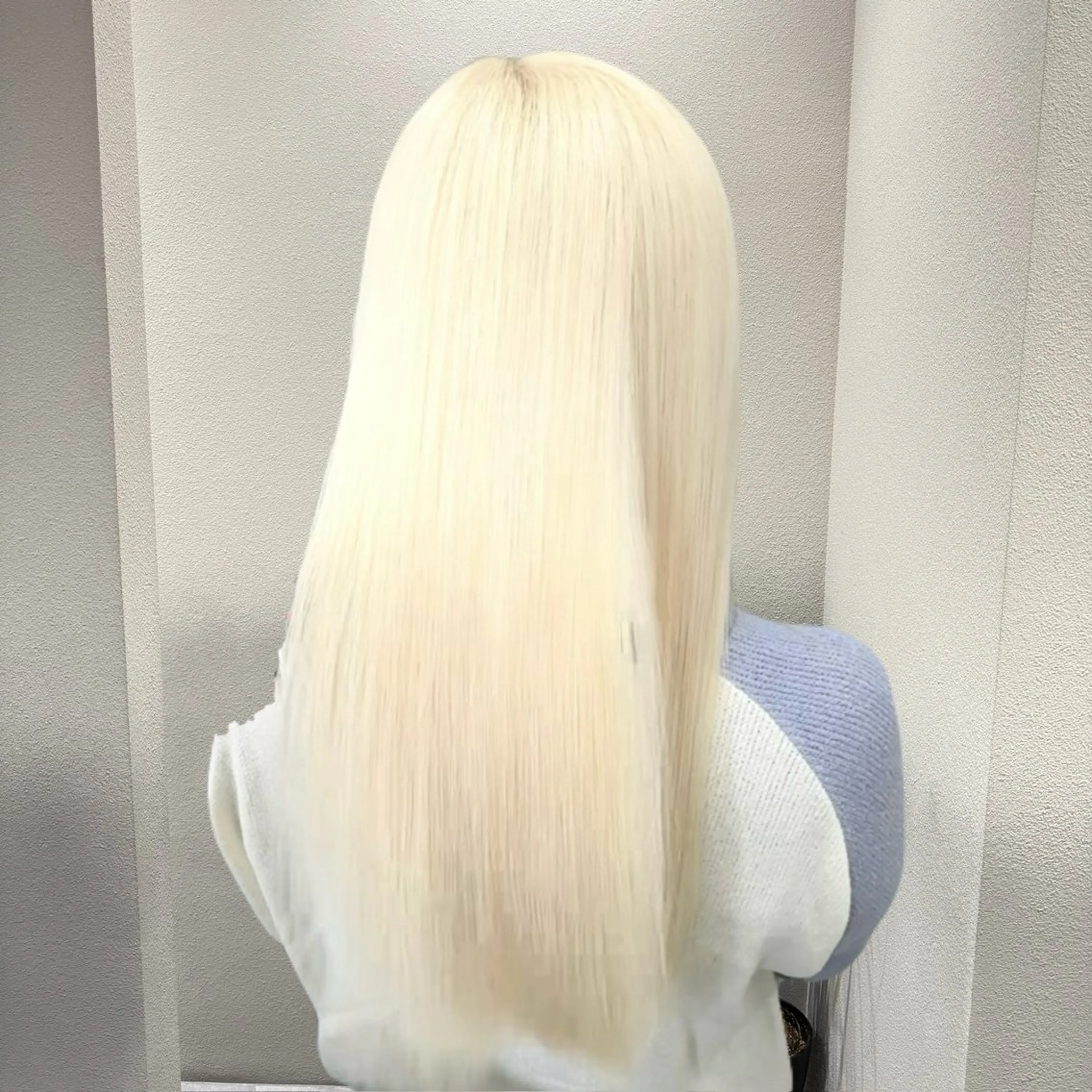 セミロング カラー ブリーチ ケアブリーチ ハイトーンカラー 縮毛矯正 トリートメント ヘアカラー ✨ブリーチ支持No1 複雑履歴修正/舘岡のヘアスタイル