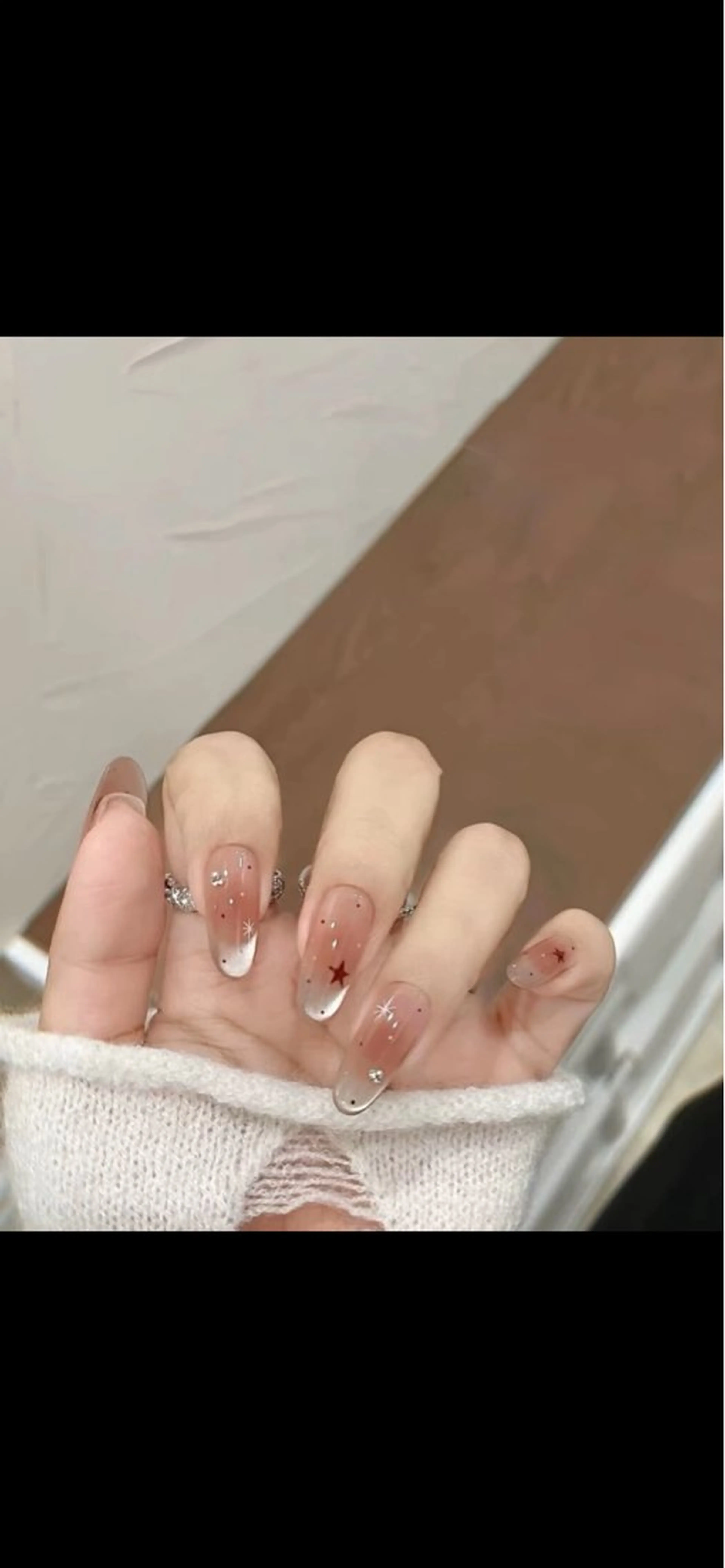 ネイル チークネイル 長さ出し フレンチネイル ガーリー 韓国ネイル SunNail池袋駅 ワンホンネイルのネイルデザイン