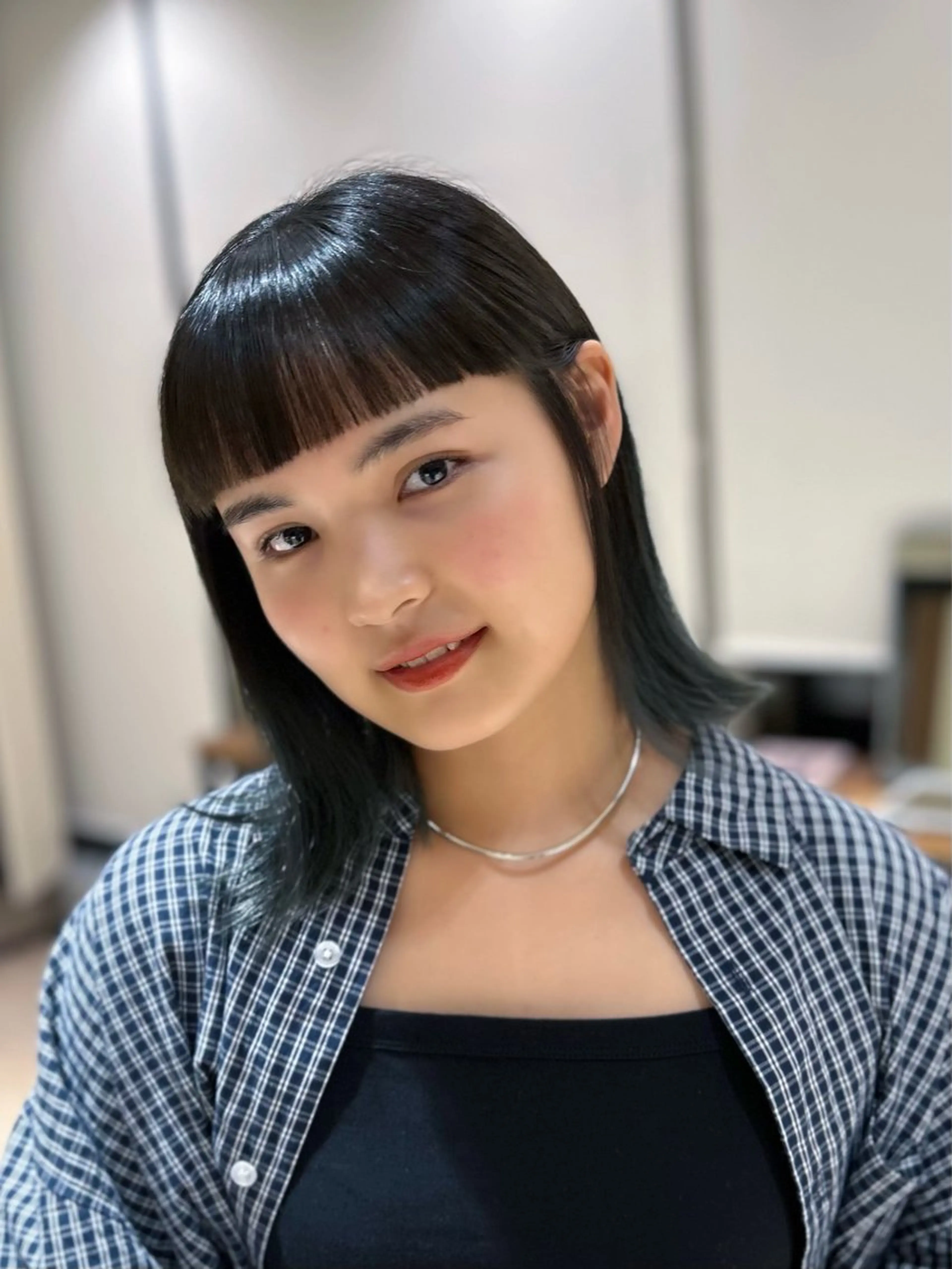 ショート カラー 切りっぱなしボブ ボブ カット ヘアカラー トリートメント 髙木美緒🌿 レイヤー/アレンジのヘアスタイル