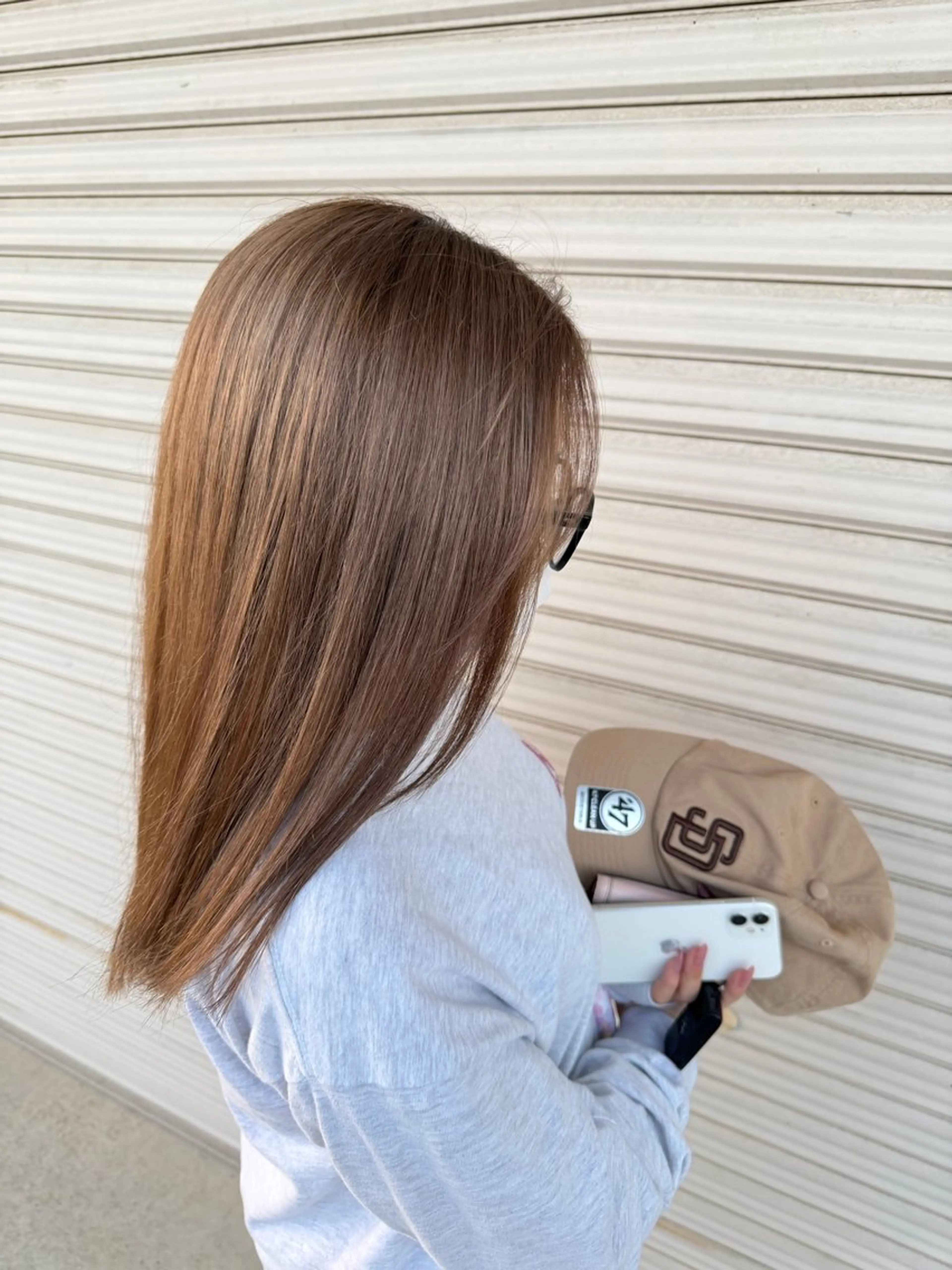 ロング カラー ヘアカラー トリートメント 艶カラー×デザイン カラー特化/値賀大樹のヘアスタイル