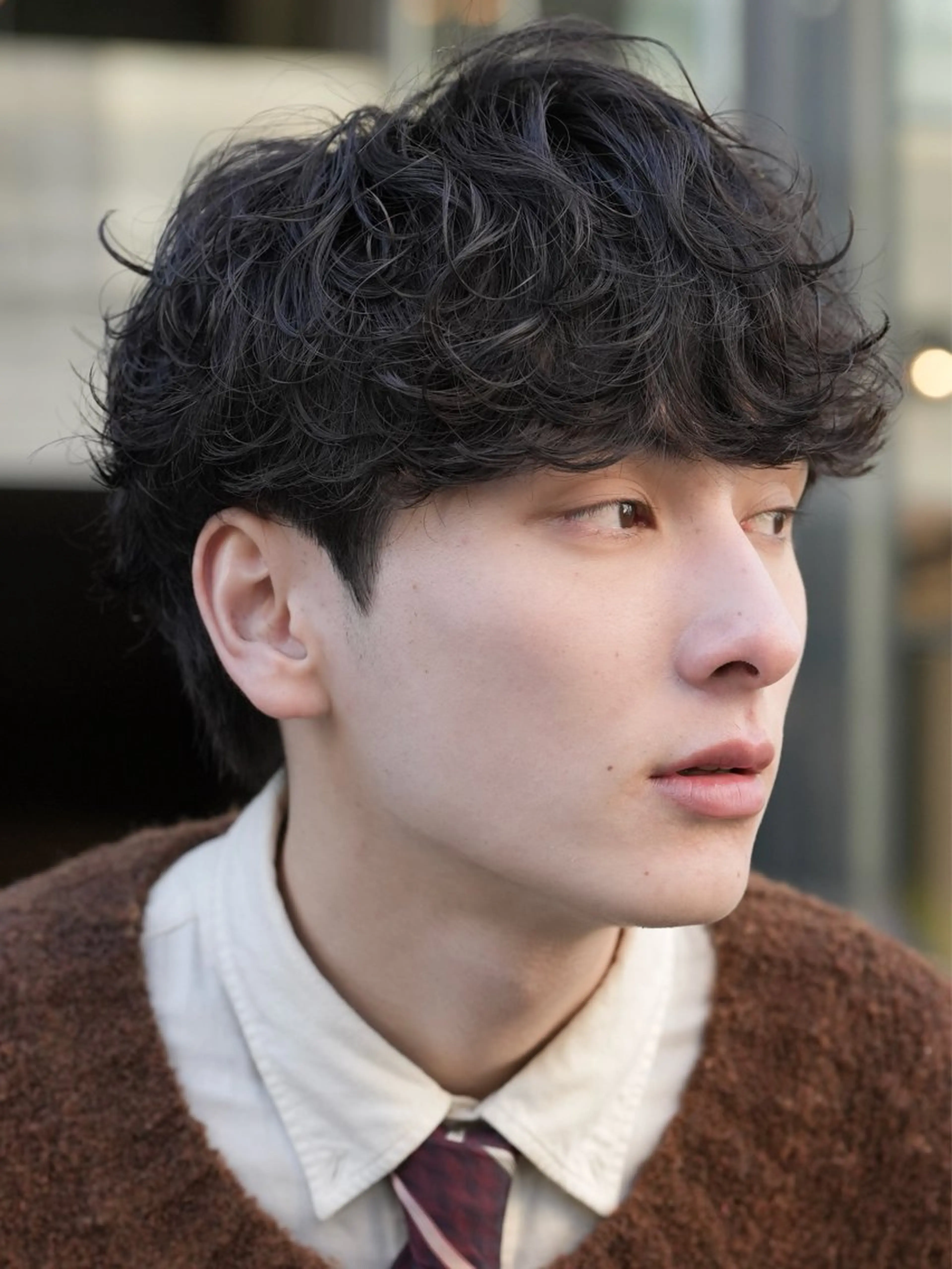 パーマ 原宿波巻きスパイラル パーマTOSHIのヘアスタイル