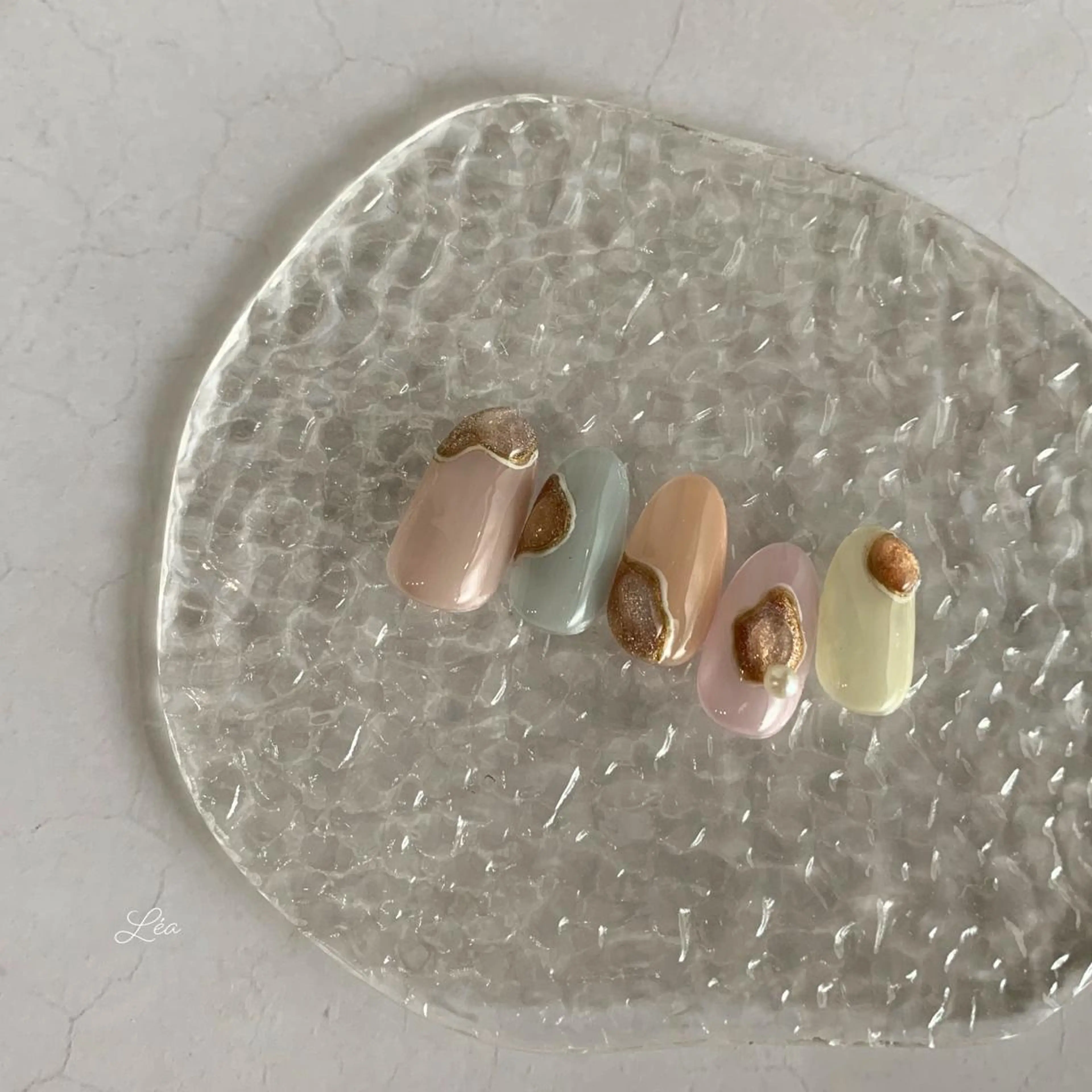 ネイル ジェルネイル パラジェル Léa nailのネイルデザイン