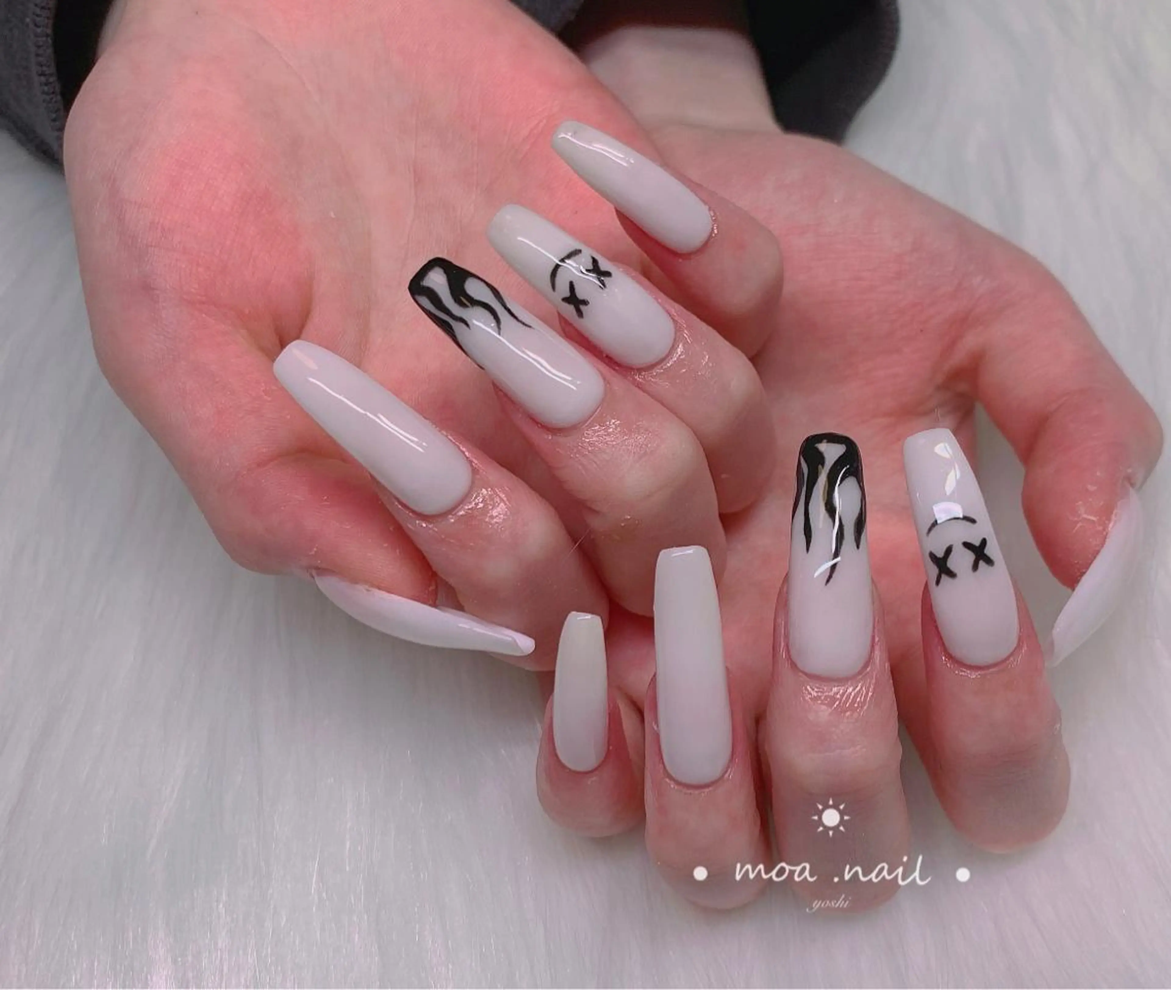 ネイル スカルプネイル MoaNail🫶 Yoshiのネイルデザイン