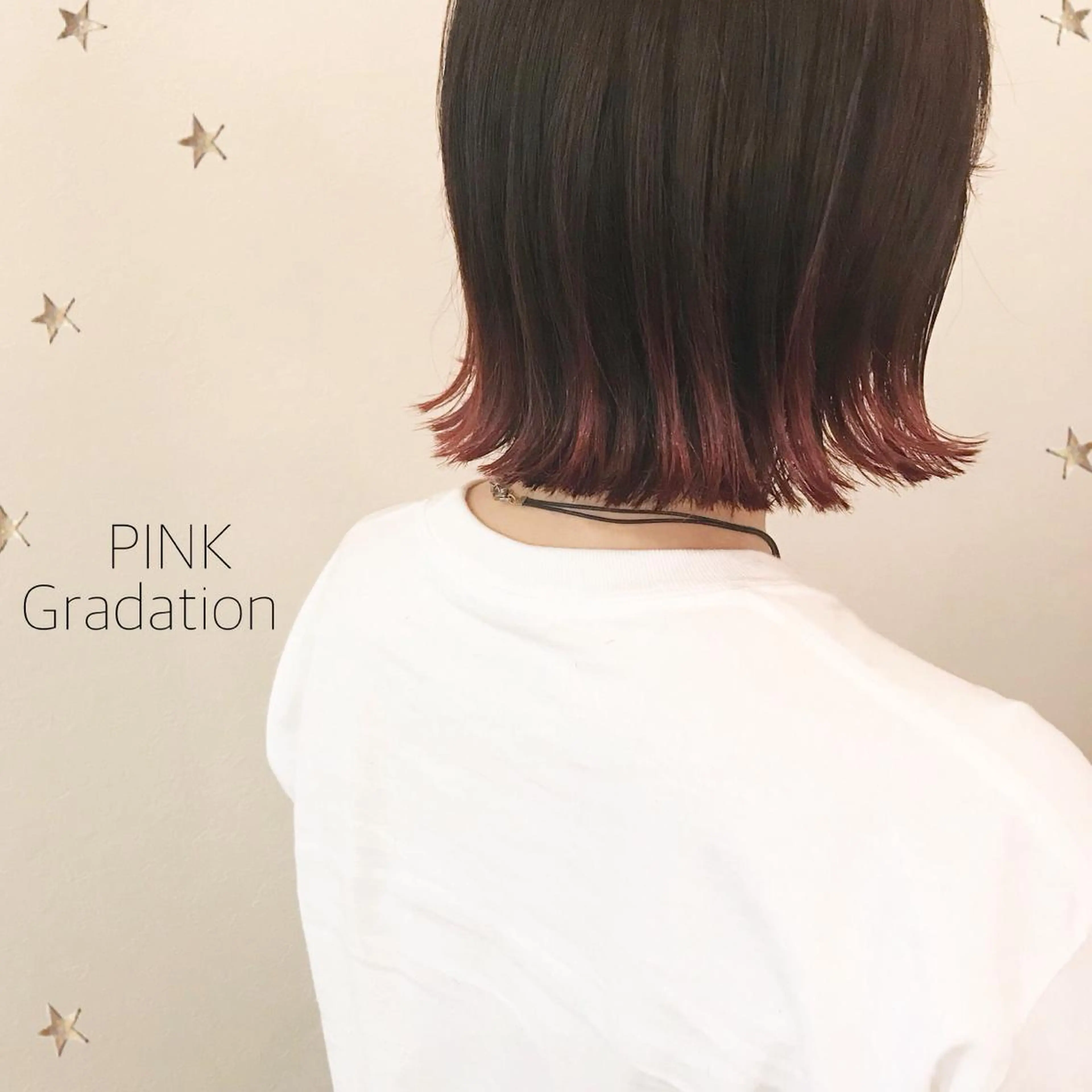 ミディアム カラー 市川 千夏のヘアスタイル