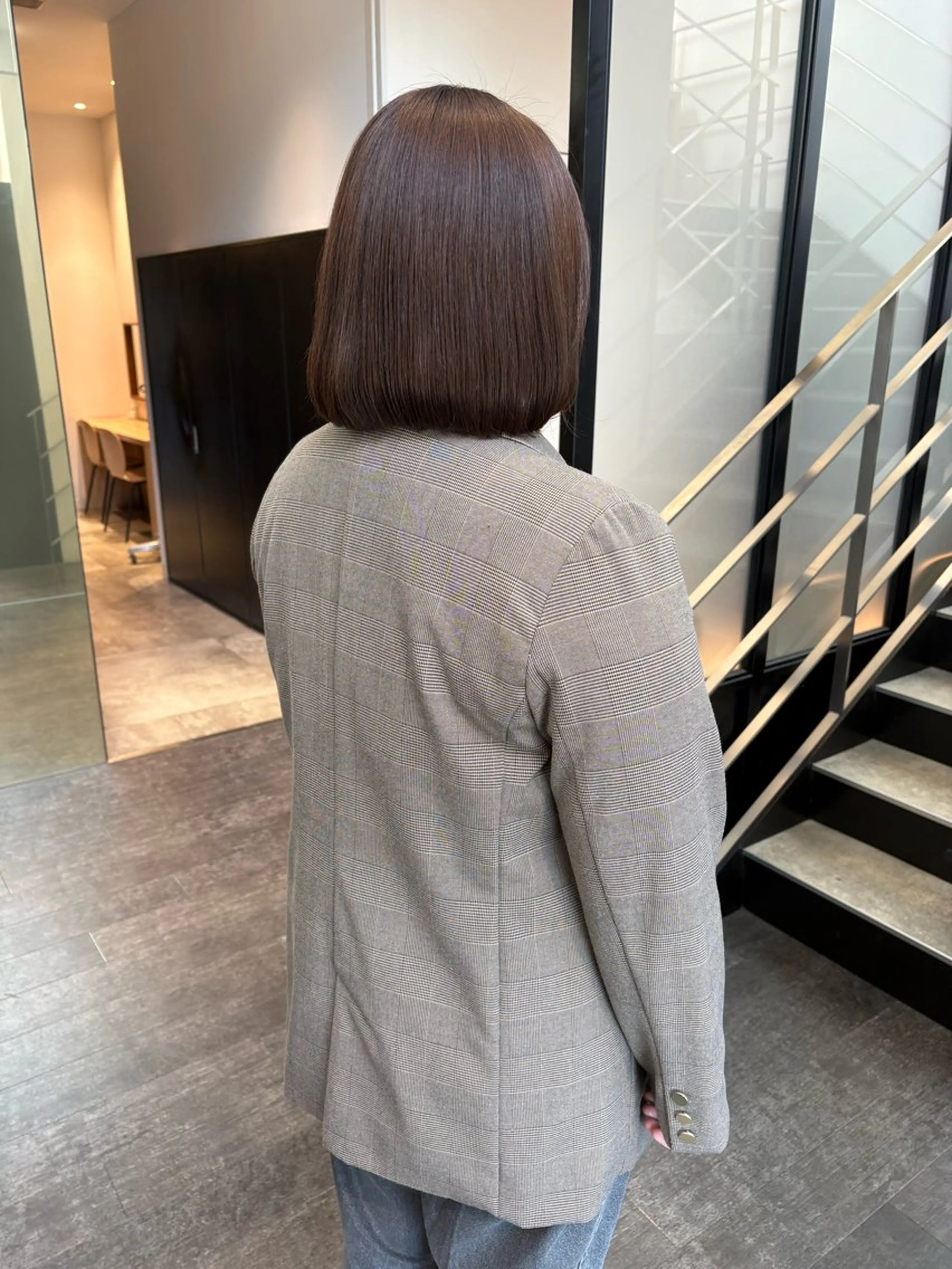 ミディアム カラー 透明感カラー カット ヘアカラー トリートメント mao ｜ 柔らか艶カラー🫧のヘアスタイル