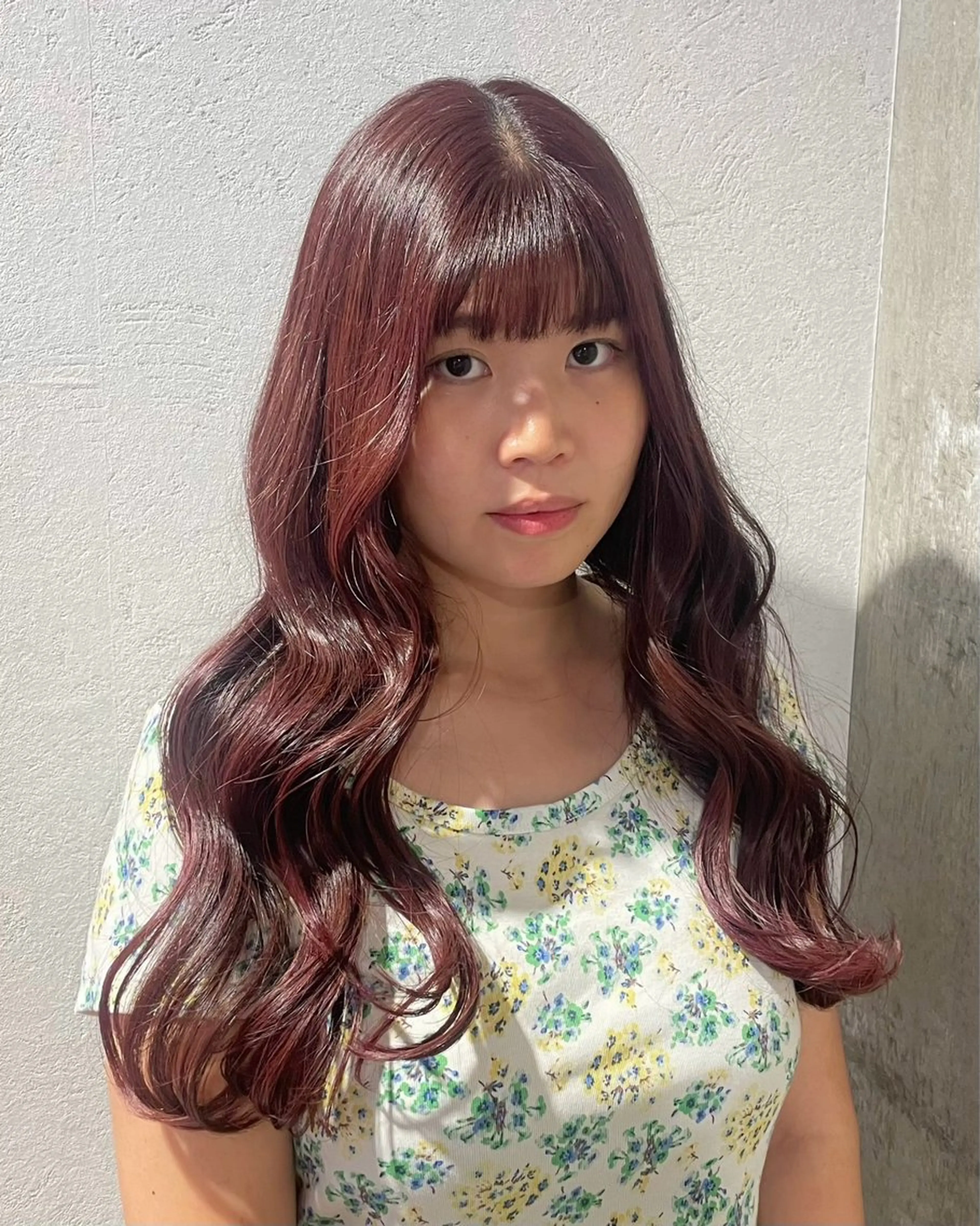 ロング ヘアカラー ハルカ/暖色カラー/ ダブルカラーのヘアスタイル