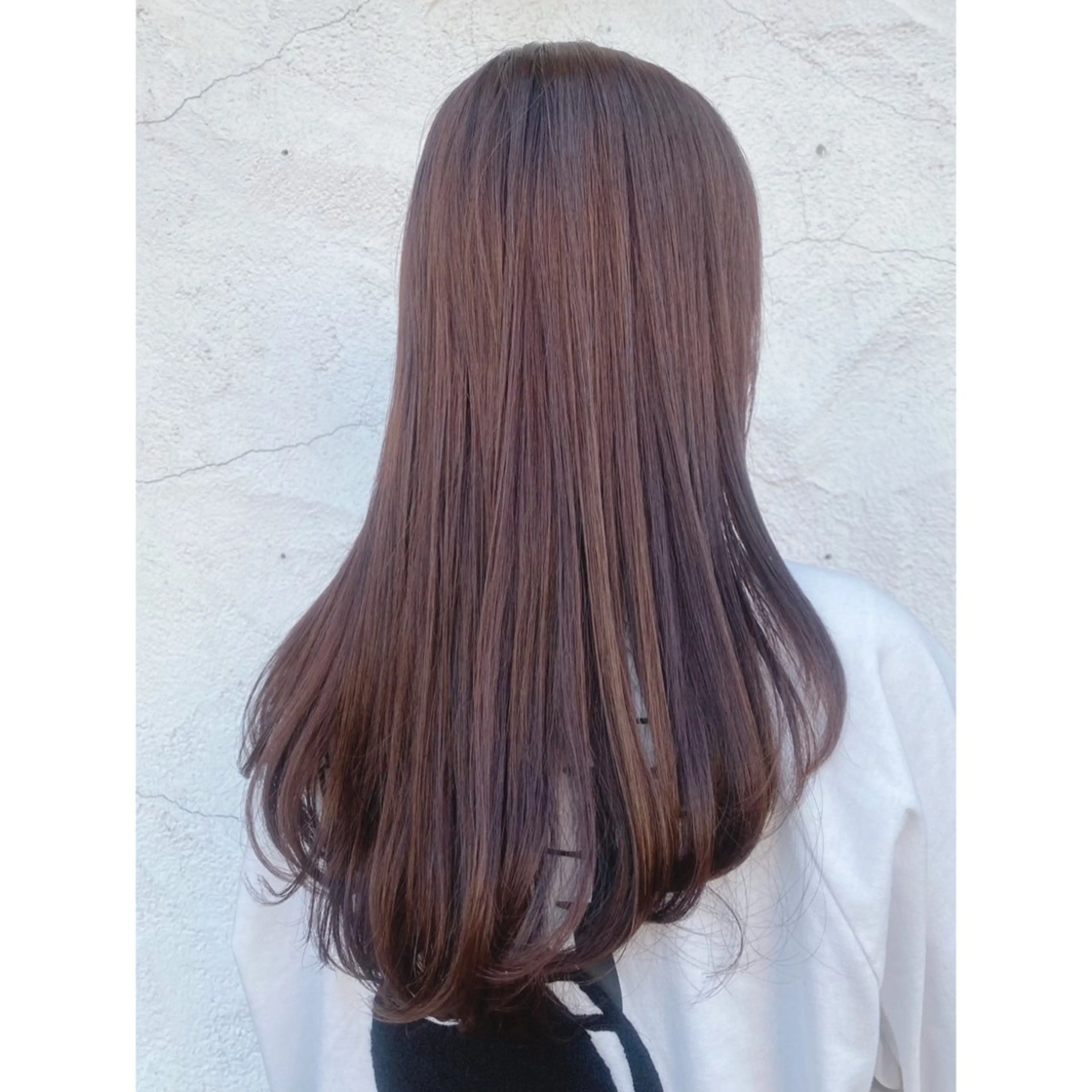 ロング カラー パーマ 🪞Kana｜透明感 カラー × 髪質改善のヘアスタイル