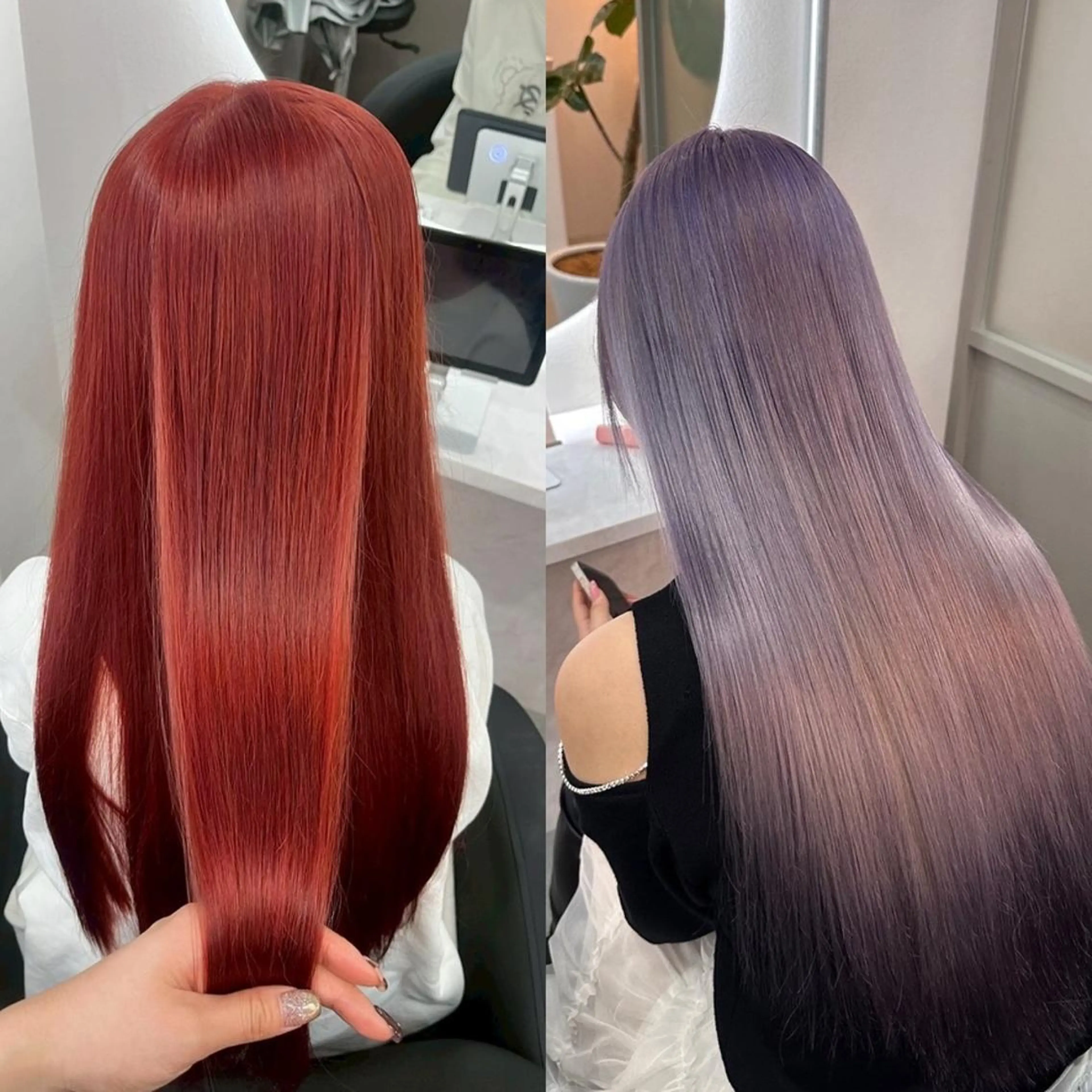 セミロング ヘアカラー トリートメント Cecil hair なんば店のヘアスタイル