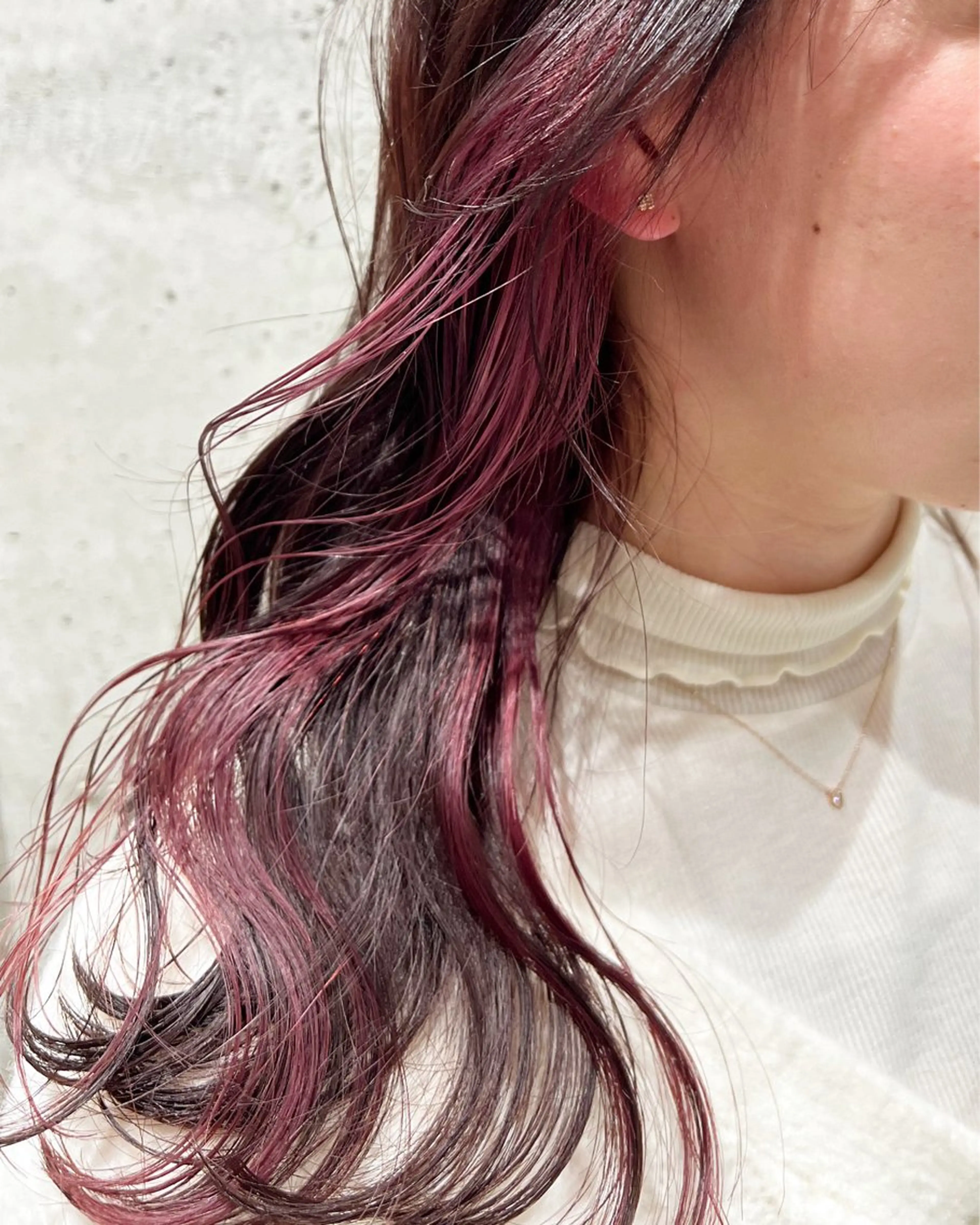 ロング カラー ヘアアレンジ 畑中 香穂のヘアスタイル