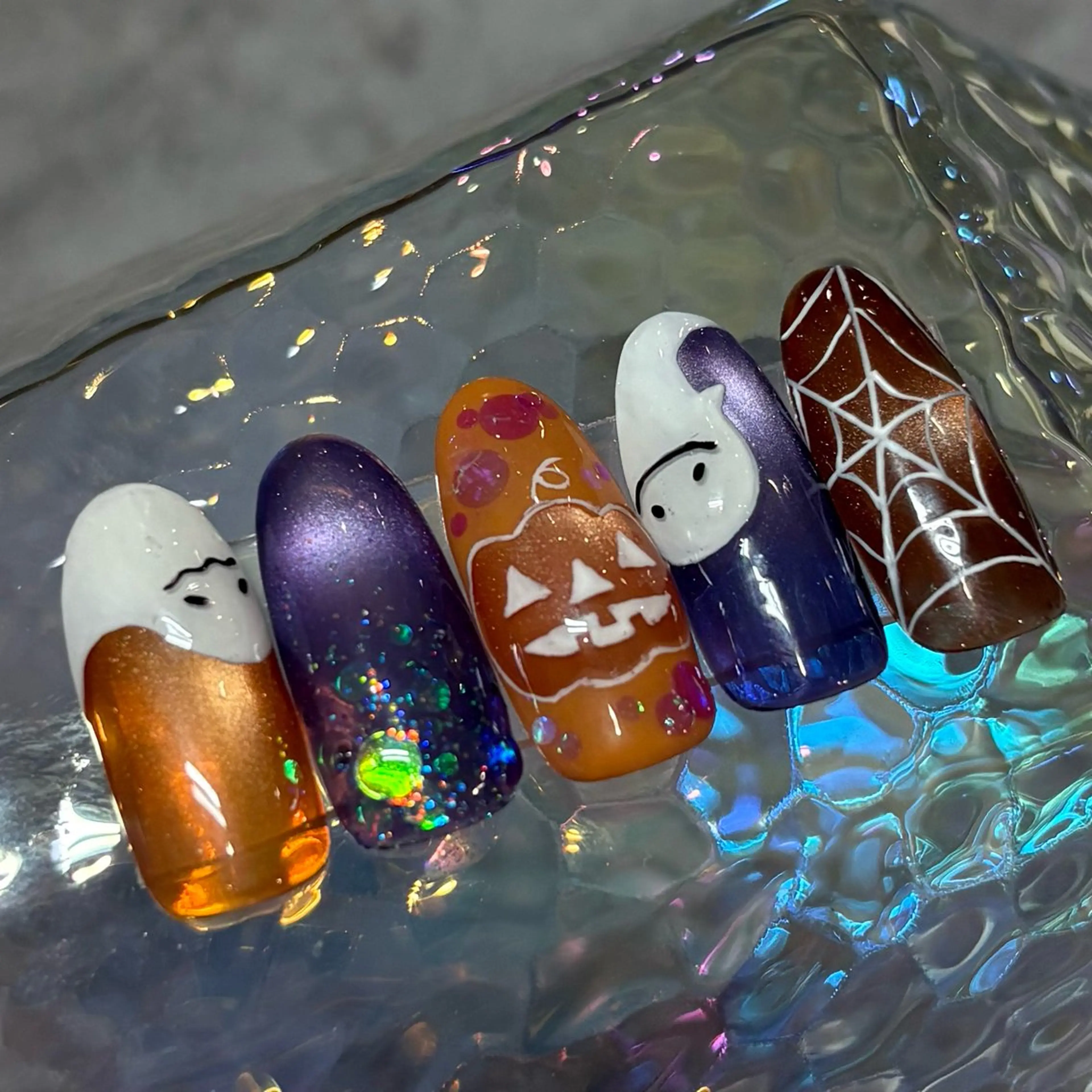 ネイル ハロウィン 【REVE】｡*. cocoro⋆.*のネイルデザイン