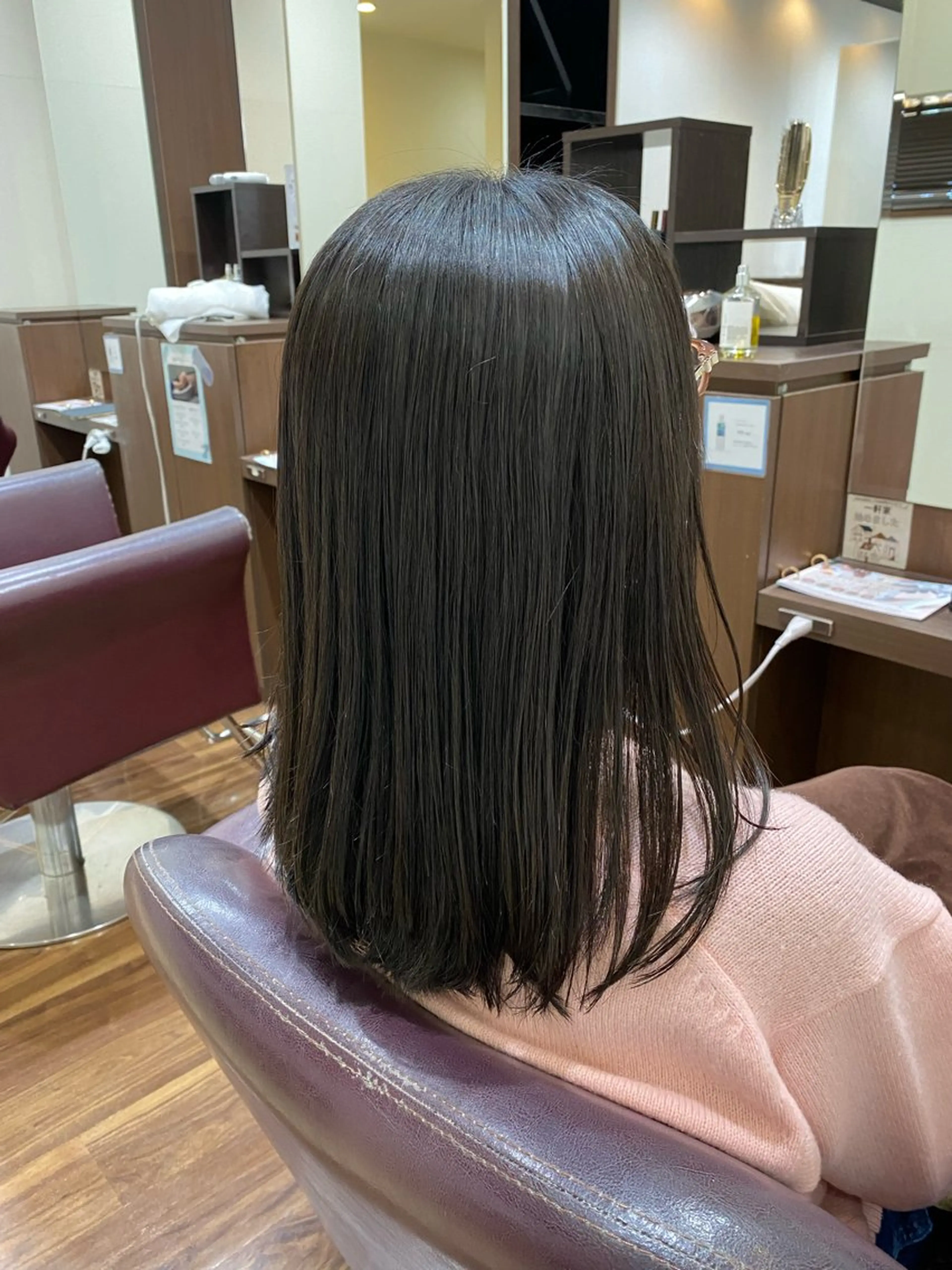 ミディアム パーマ ミディアムパーマ ストレートパーマ カット 仲井 充のヘアスタイル
