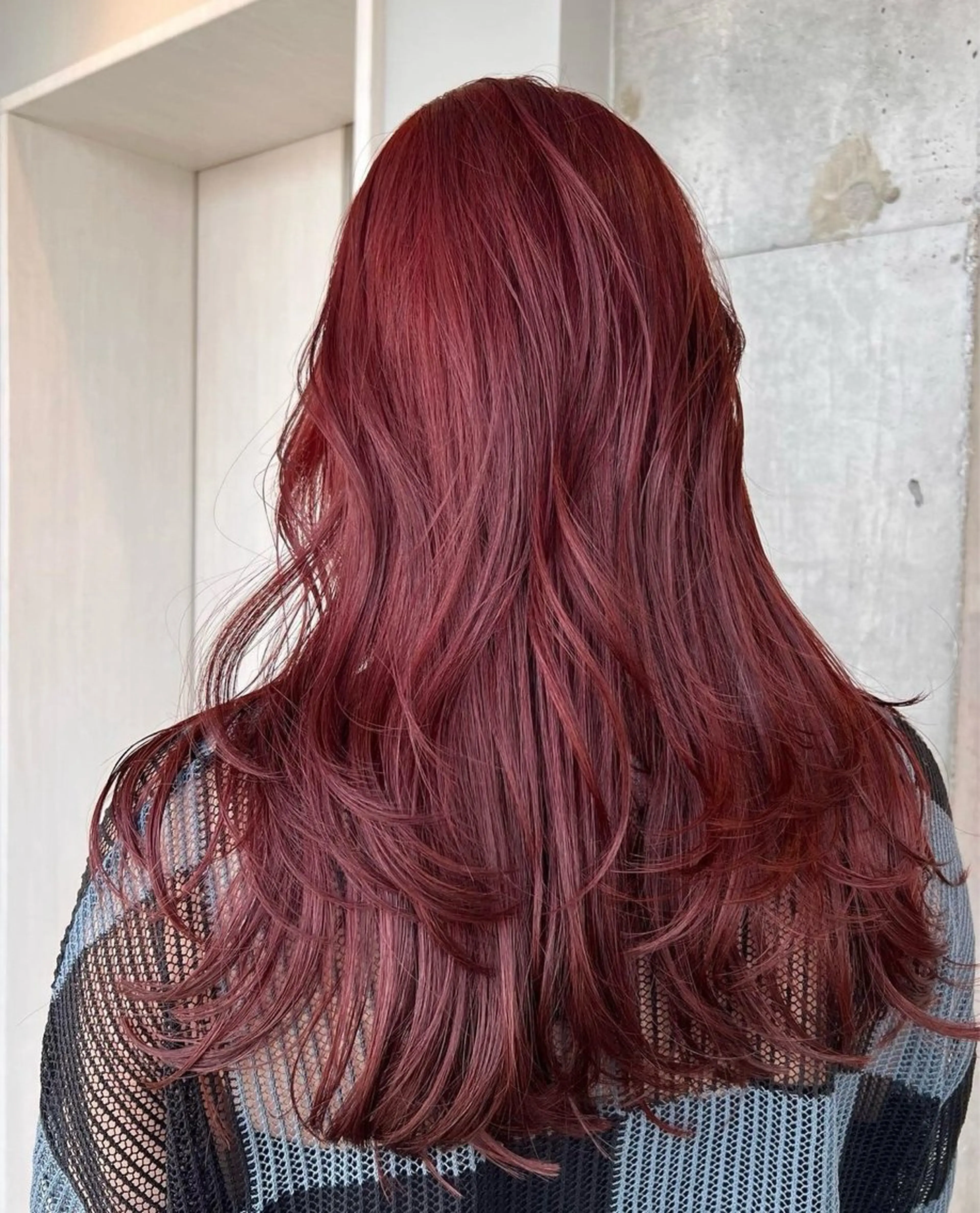 【ダブルカラー】ブリーチ無しダブルカラー🩵🩷ロング料金✖︎の写真